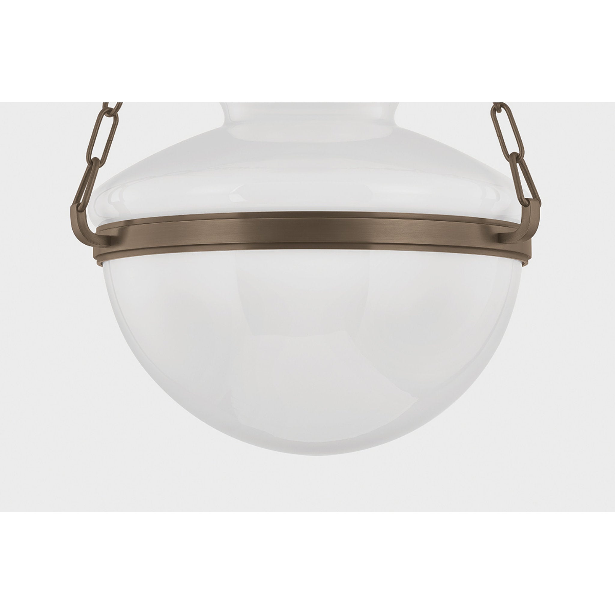 Paradigm 1-Light Pendant in Bronze by Lauren Liess 16.25W x 12H