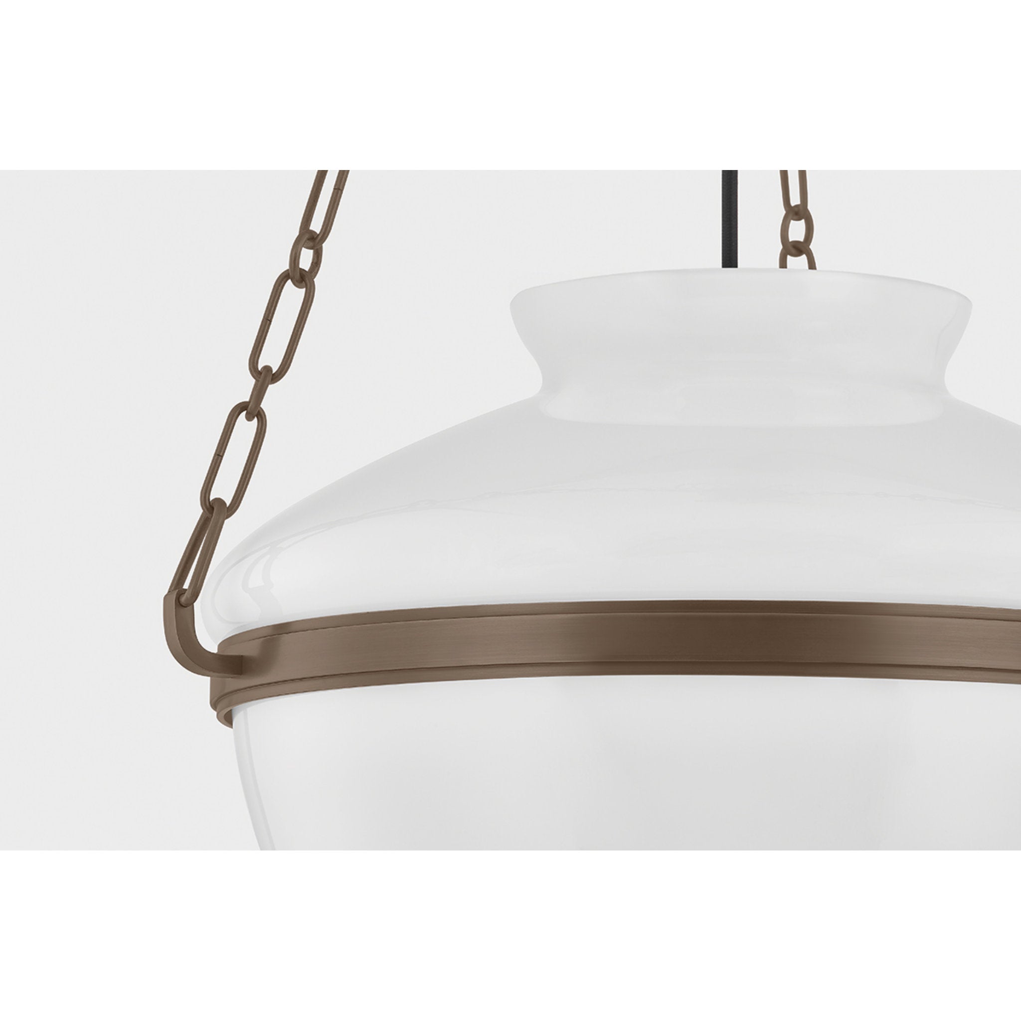 Paradigm 1-Light Pendant in Bronze by Lauren Liess 19W x 14.5H