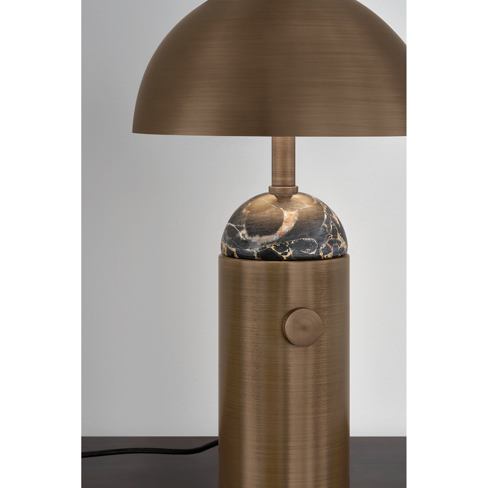 Parkston 1-Light Rechargeable Table Lamp in Historic Bronze 8W x 14.25H