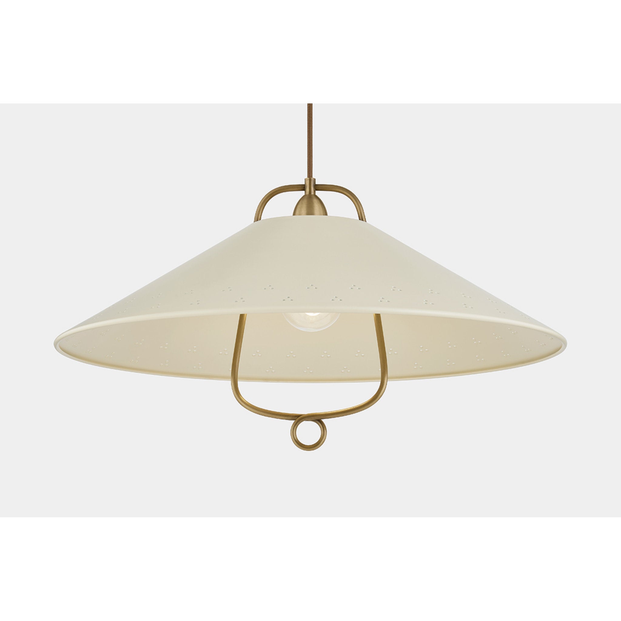 Pawley 1-Light Pendant in Historic Bronze by Cortney Bishop 23.5W x 13H