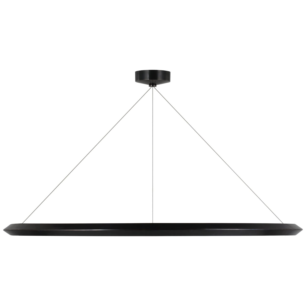 Peter Bristol Encircle 48" Ring Chandelier in Bronze W48"
