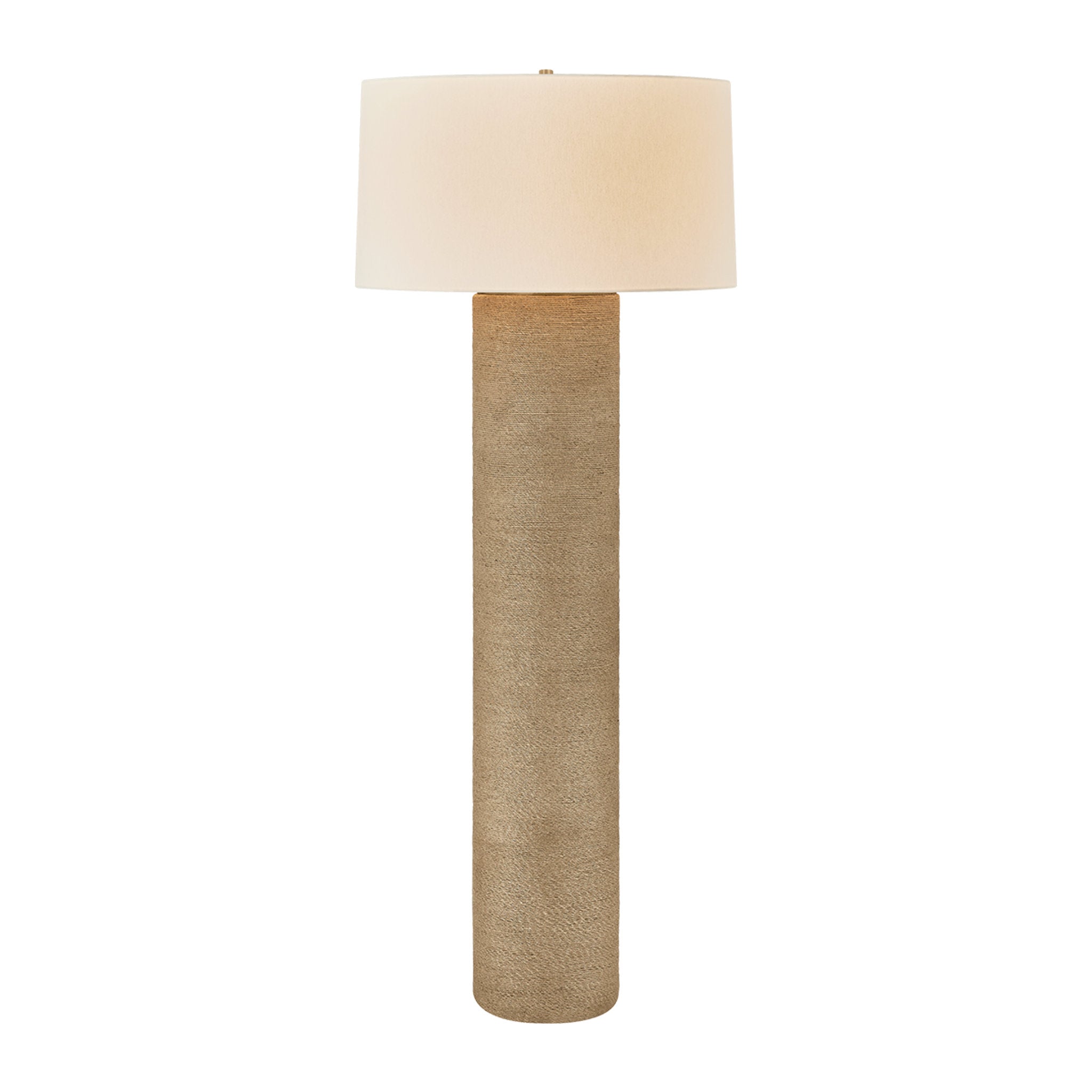 Roan 1-Light Floor Lamp in Patina Brass 26W x 65H