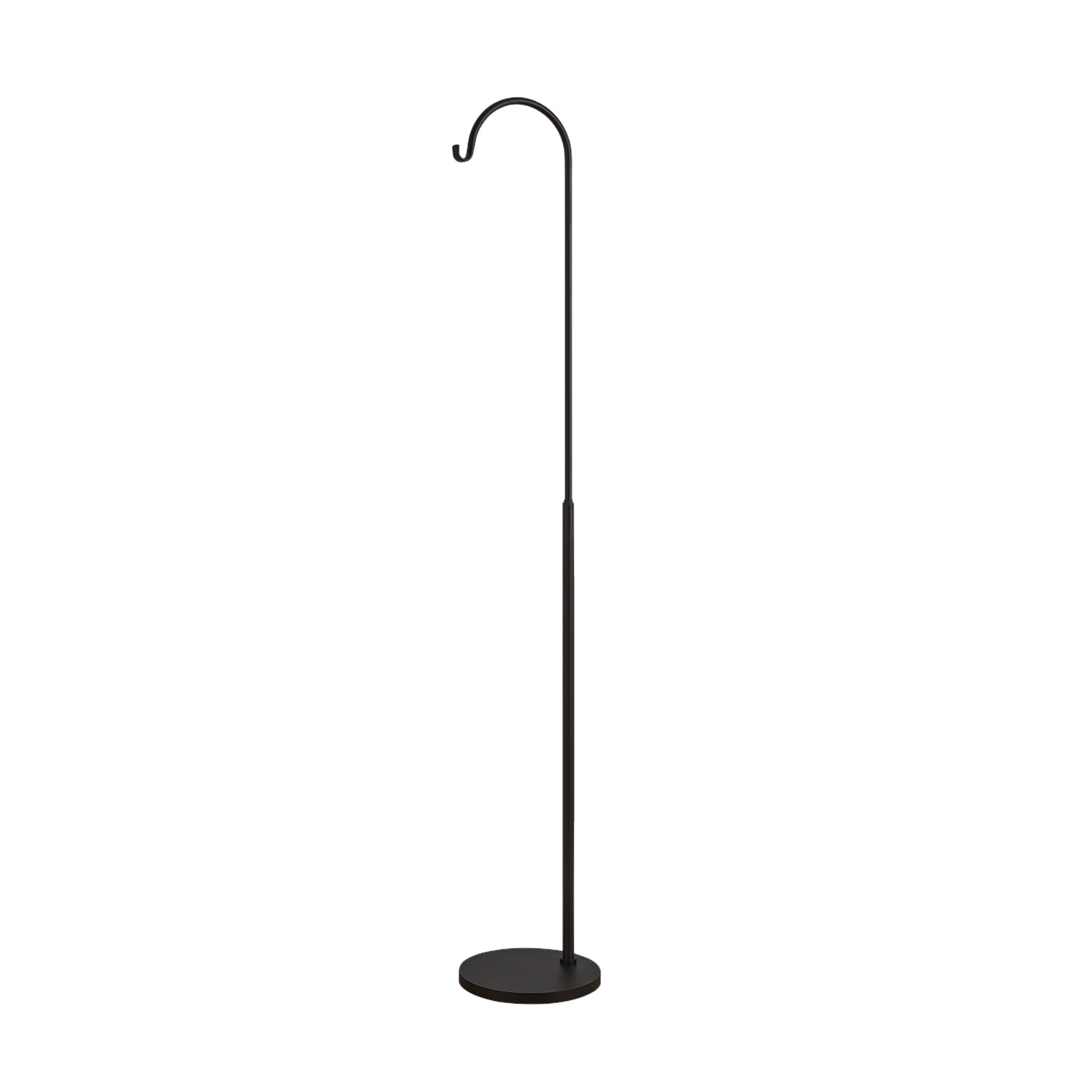 Maltby 1-Light Exterior Floor Lamp in Texture Black 12L x 13W x 73.5H
