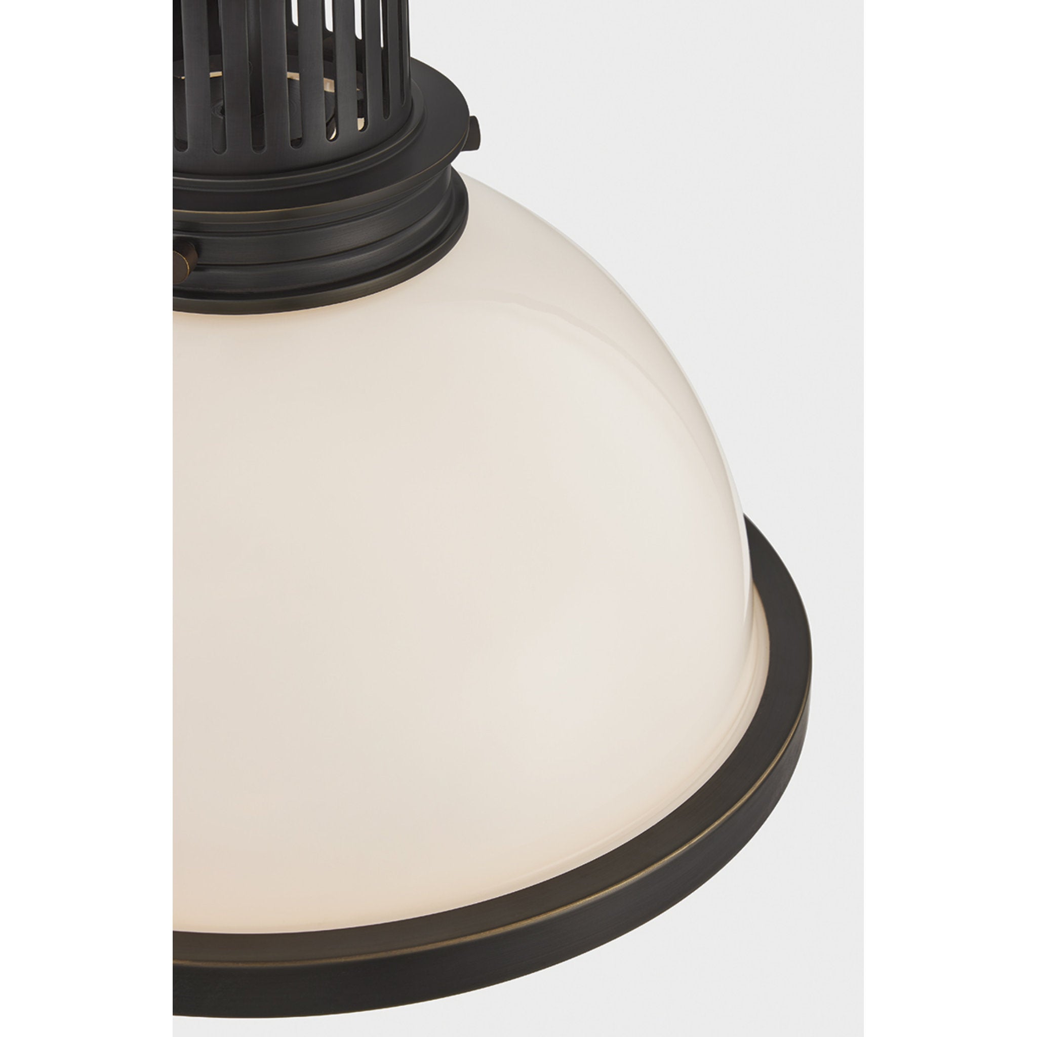 Pinesbridge 1-Light Pendant in Distressed Bronze 10.5W x 10.5H