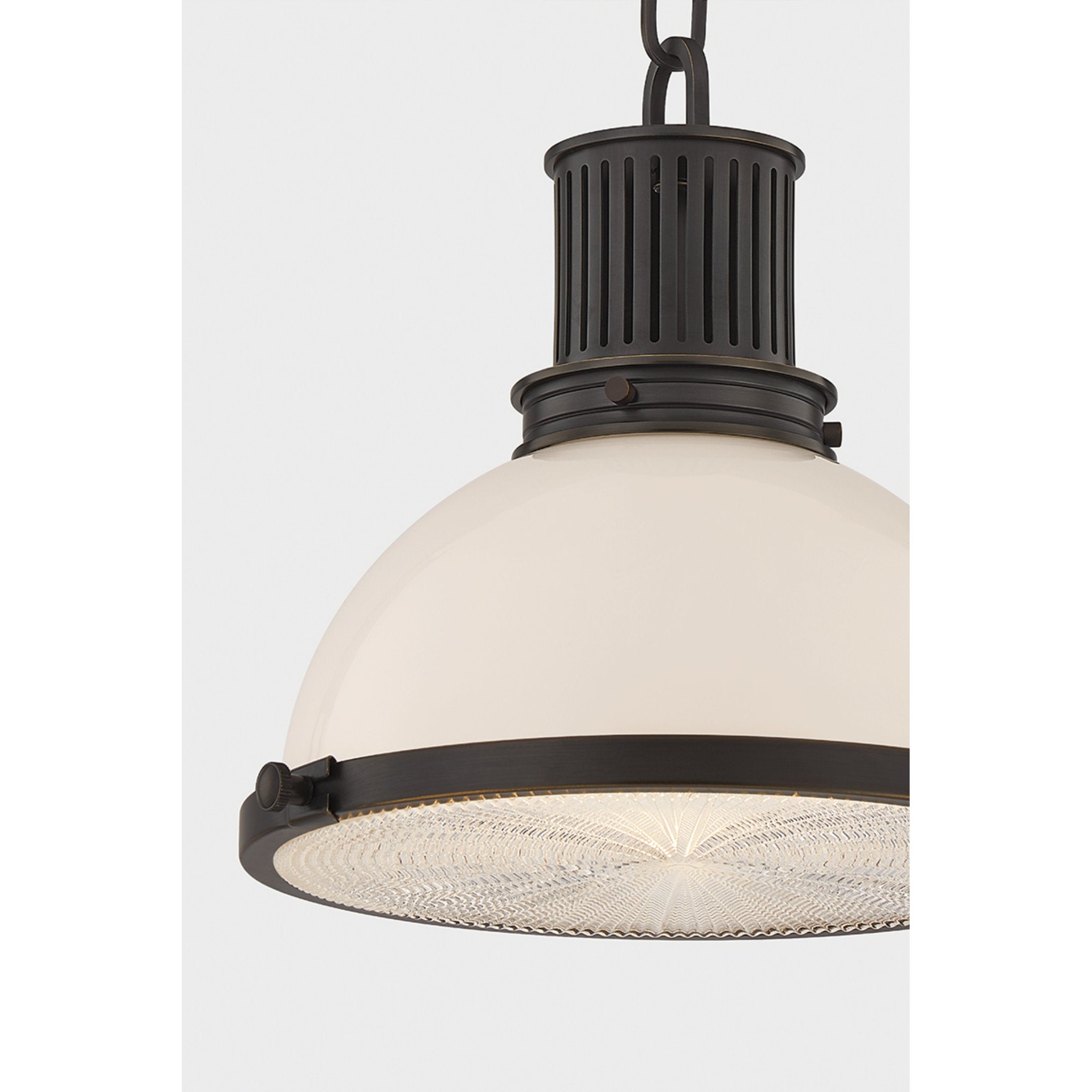 Pinesbridge 1-Light Pendant in Distressed Bronze 10.5W x 10.5H