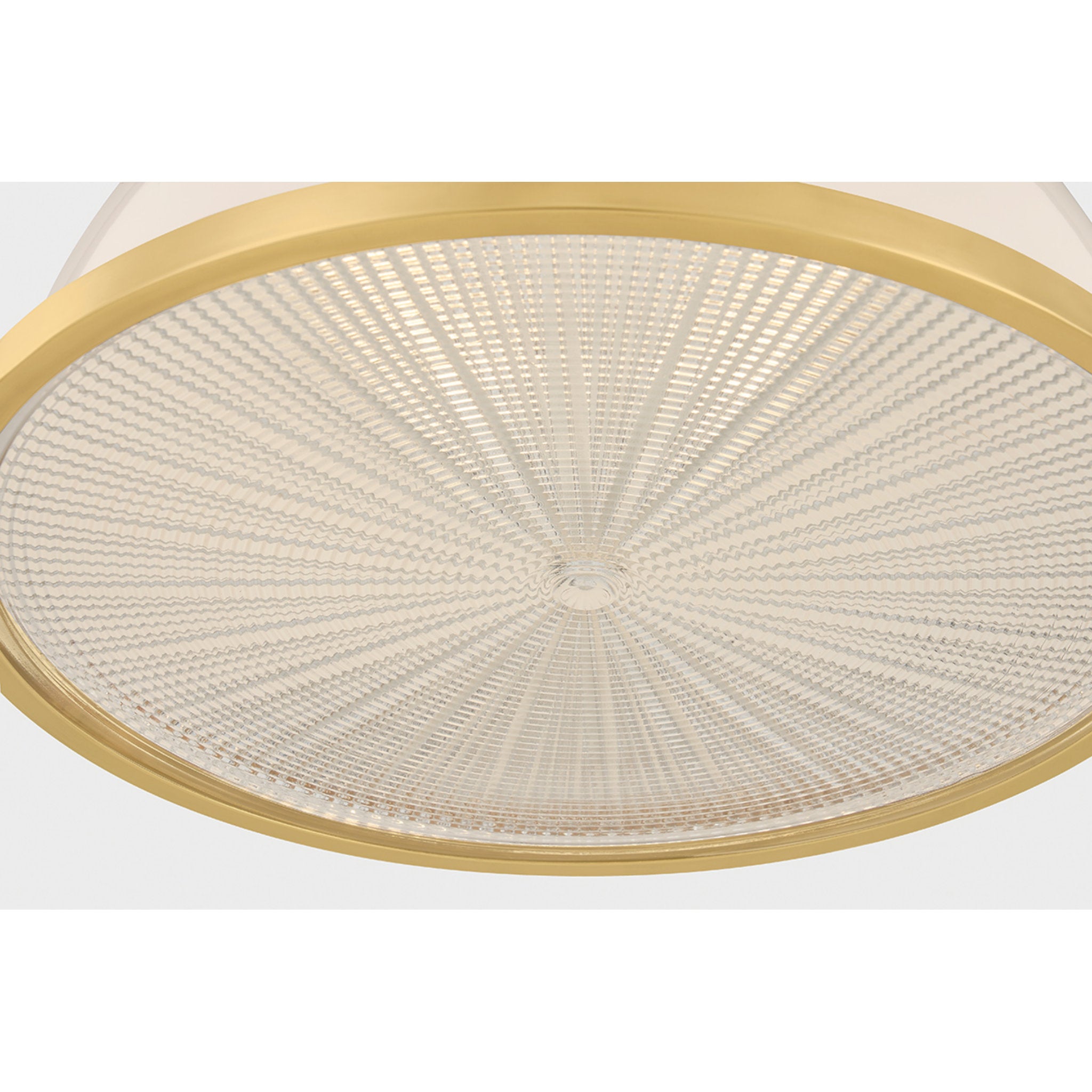 Pinesbridge 1-Light Pendant in Aged Brass 14.5W x 13.75H