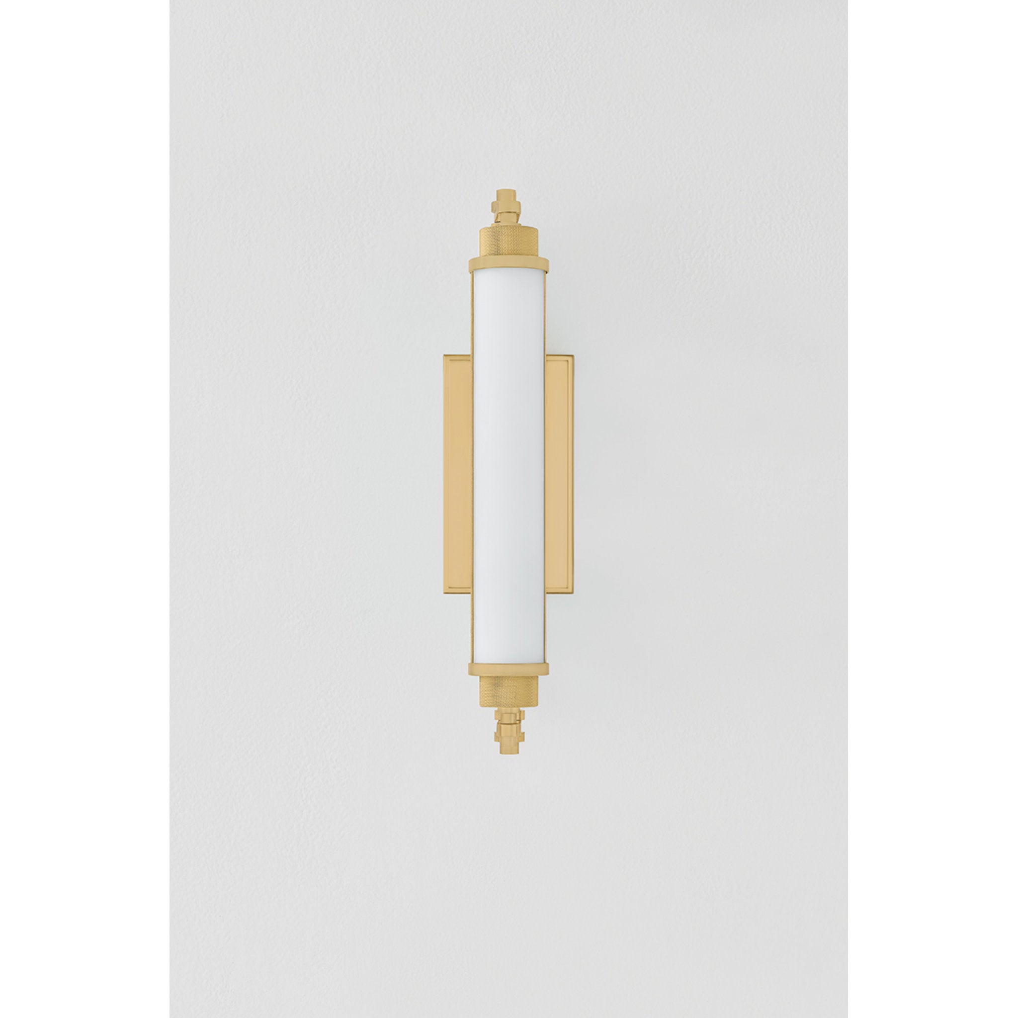 Plandome 1-Light Bath and Vanity in Aged Brass 4.25W x 18H