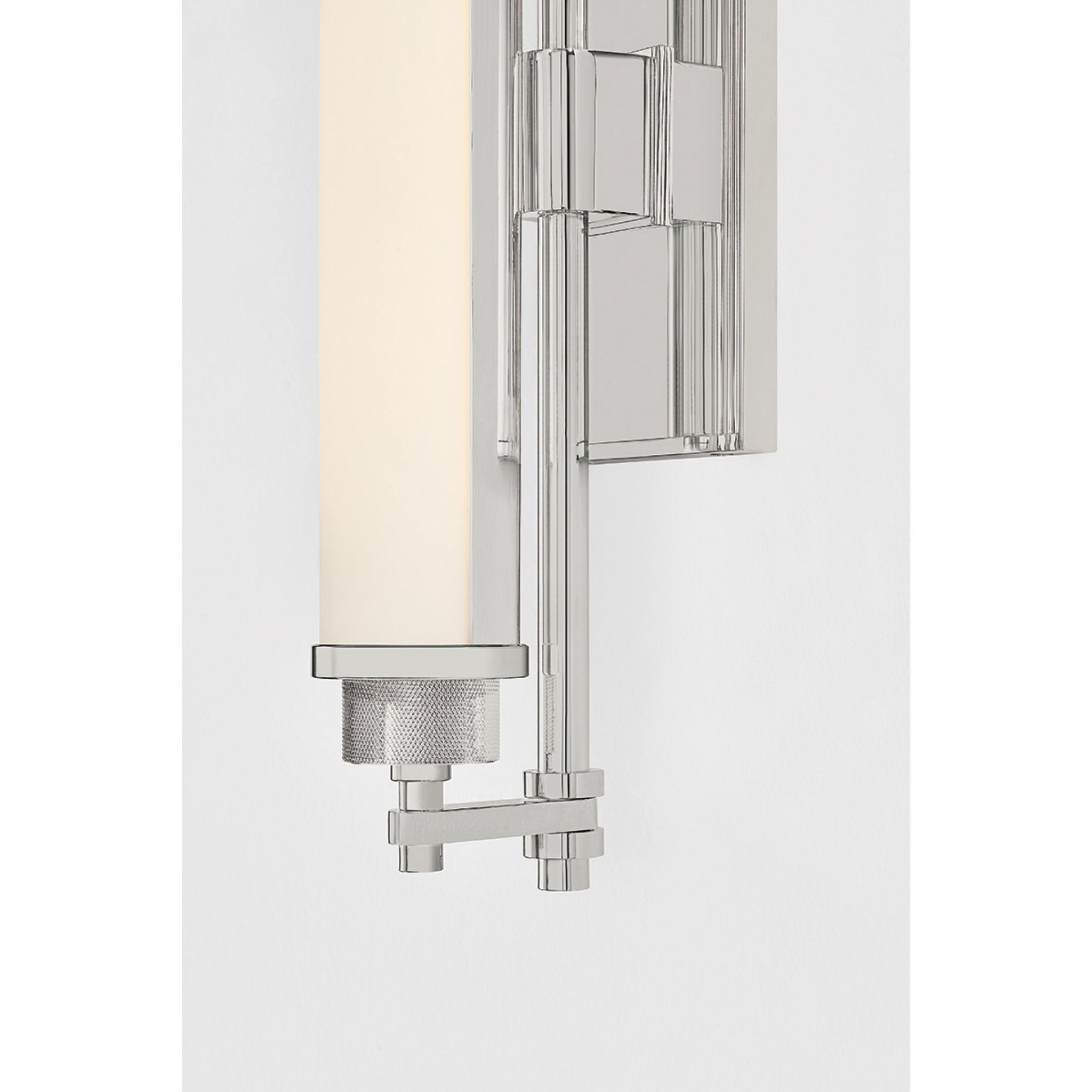 Plandome 1-Light Bath and Vanity in Polished Nickel 4.25W x 18H