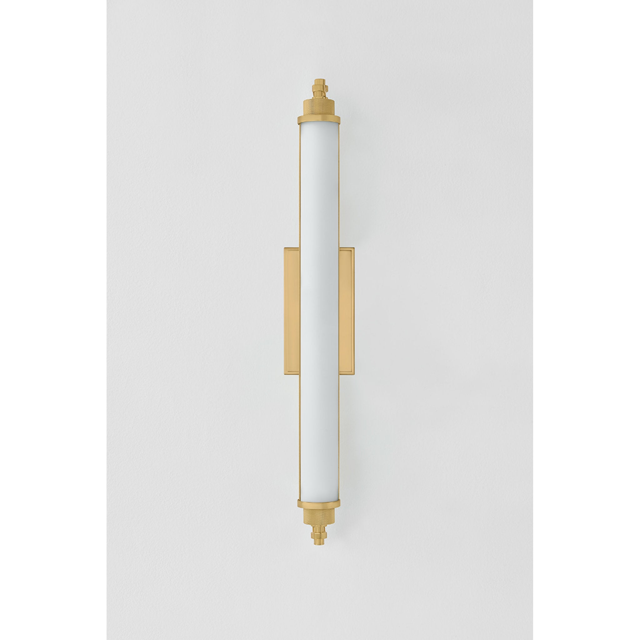 Plandome 1-Light Bath and Vanity in Aged Brass 4.25W x 28H