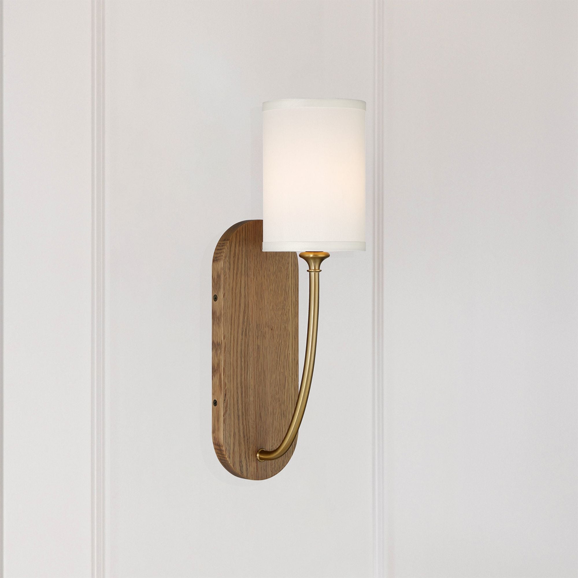 Preston 4.75'' Vibrant Gold Sconce Wood 4.75"W x 17"H x 6.75"D