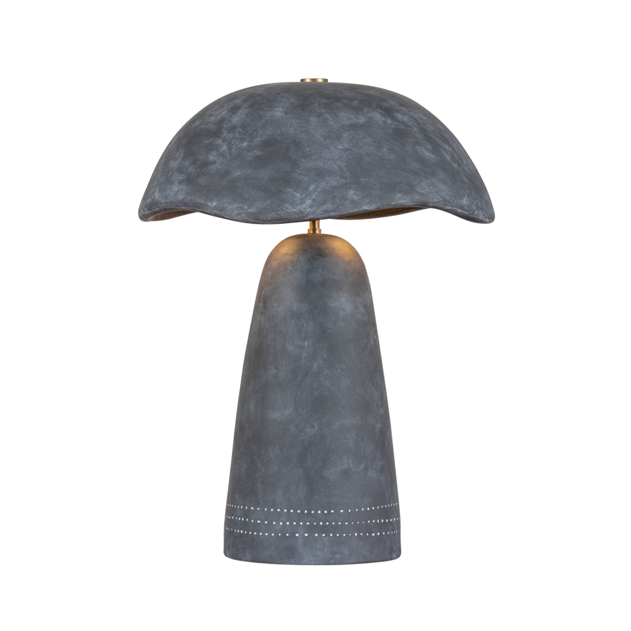 Soloma 1-Light Table Lamp in Patina Brass by Loft & Thought 16W x 20.75H