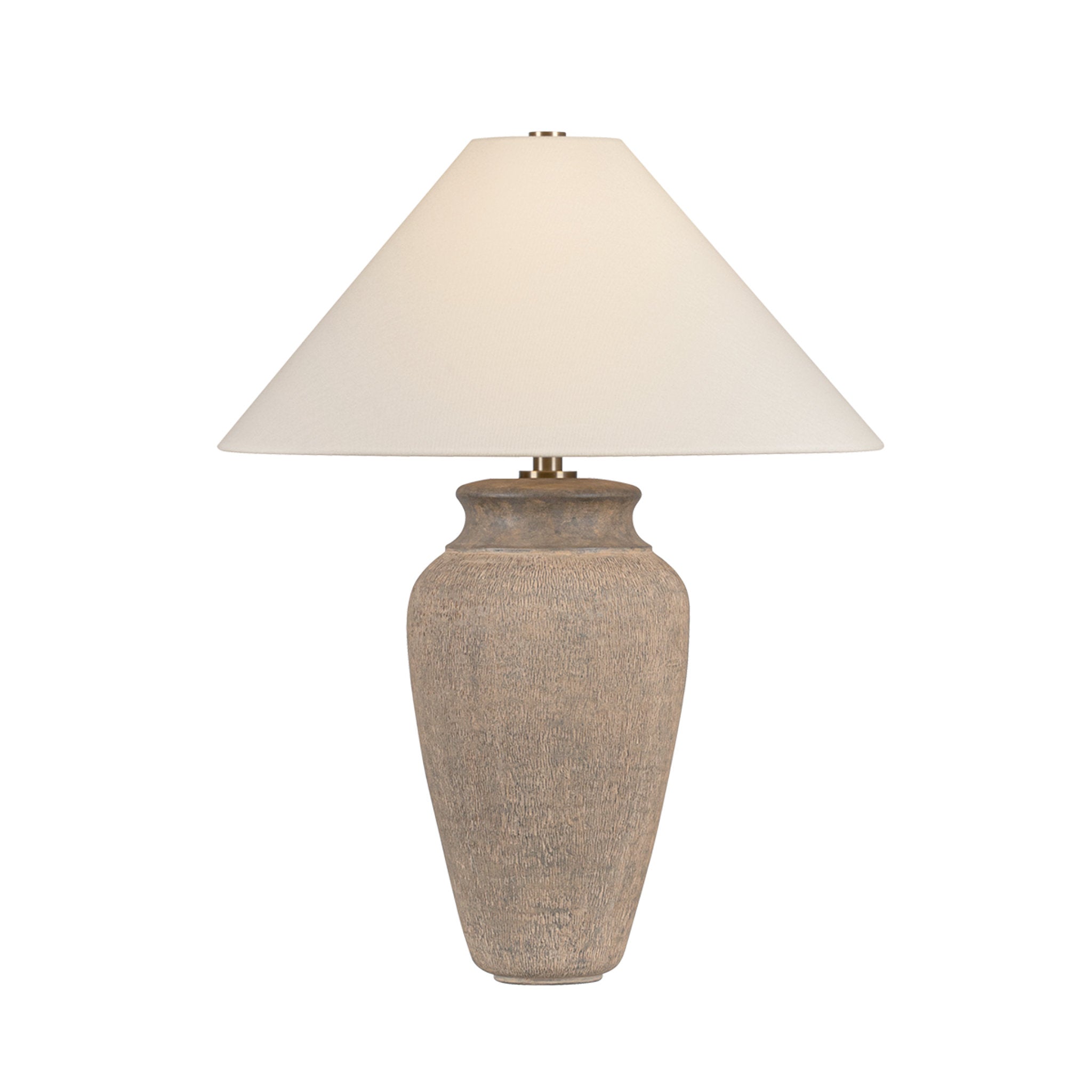 Vessel 1-Light Table Lamp in Patina Brass by Lauren Liess 22W x 28.5H