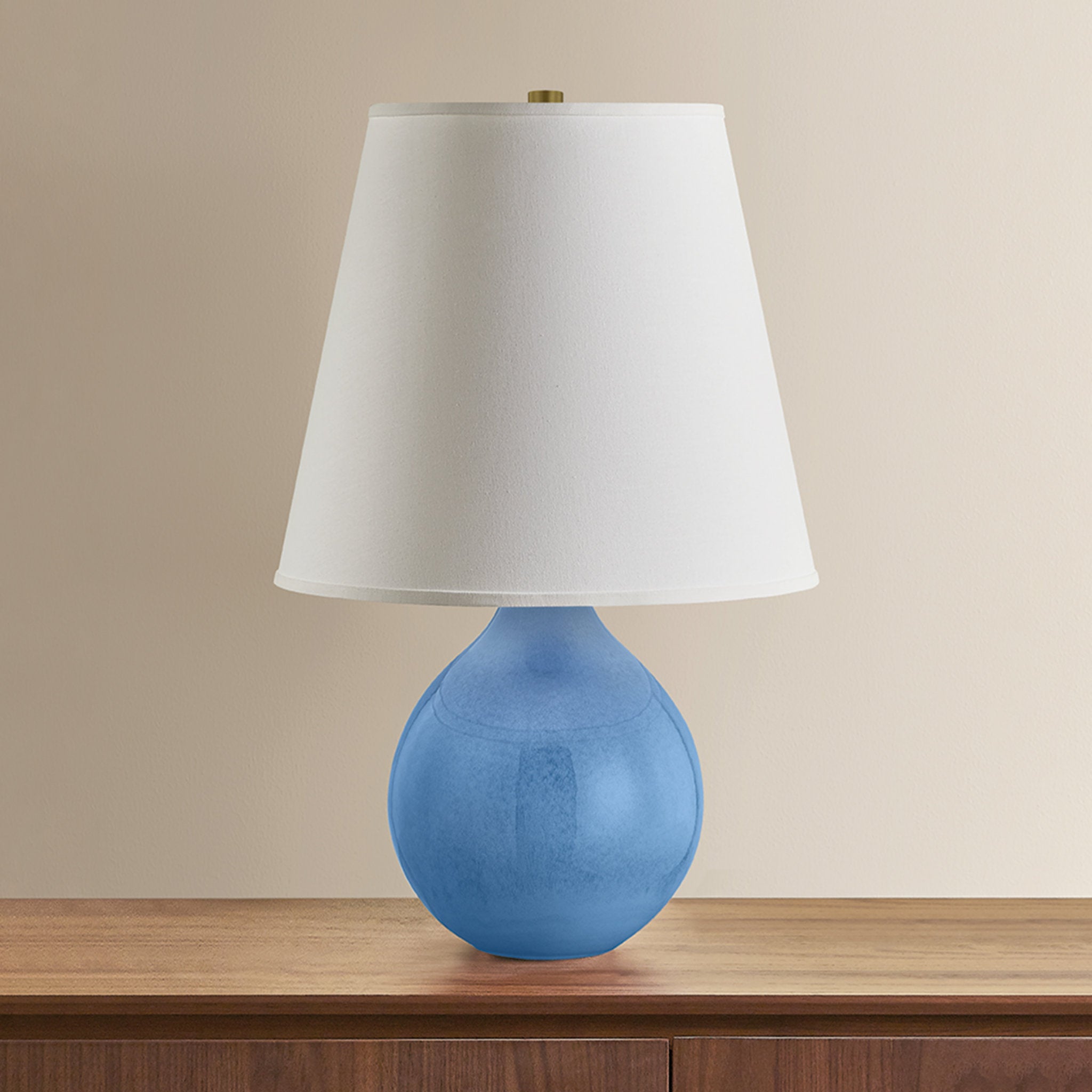 Jarvis 1-Light Table Lamp in Patina Brass 16W x 24H