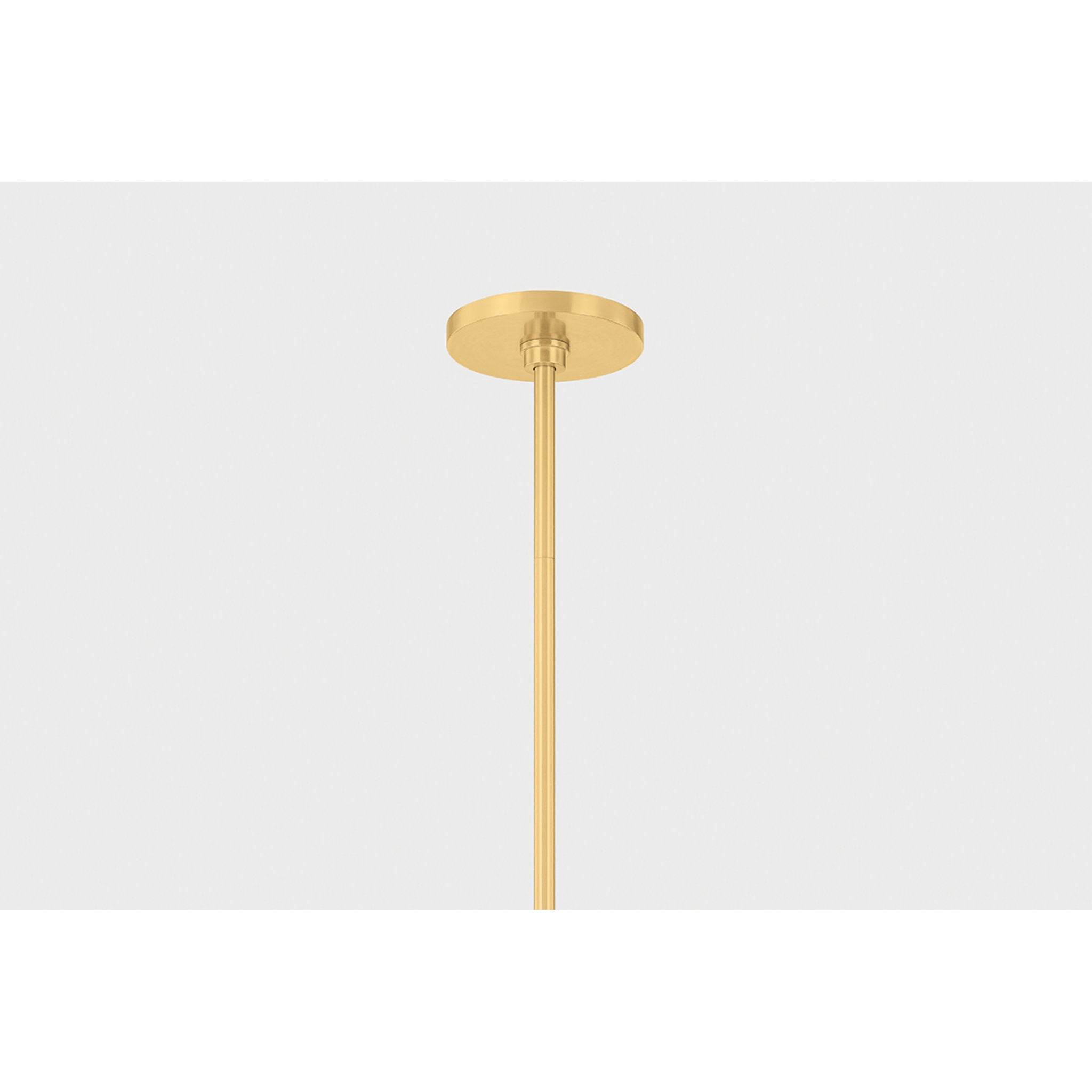 Reva 5-Light Chandelier in Aged Brass 34W x 13H