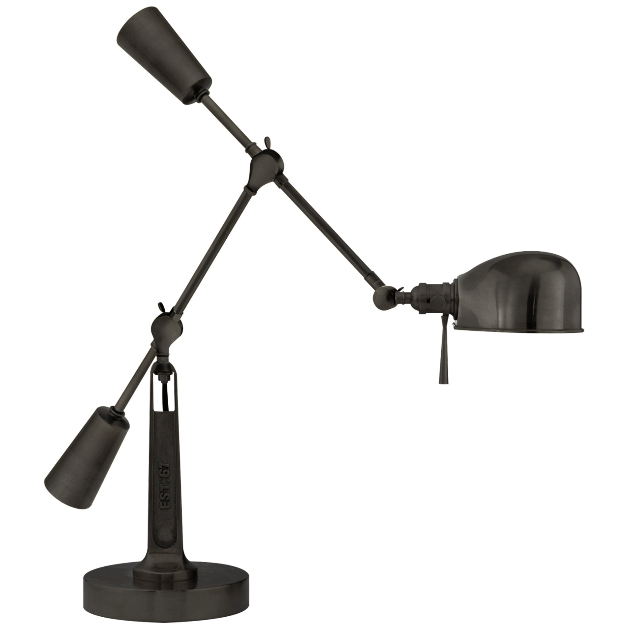 Ralph Lauren RL '67 Boom Arm Desk Lamp in Bronze Table Lamp W8" x H35"