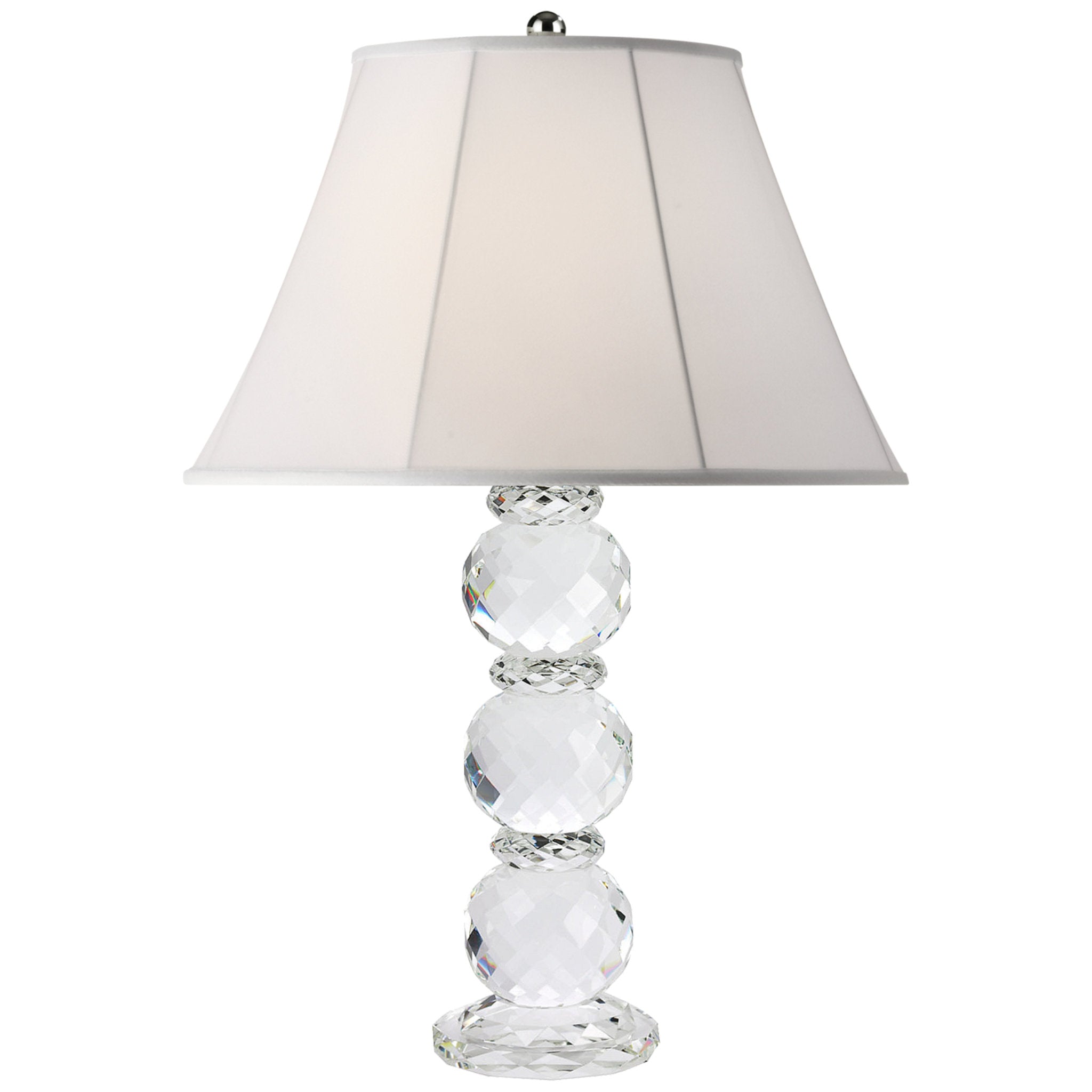 Ralph Lauren Daniela Table Lamp in Crystal with Silk Shade W21" x H29.5"