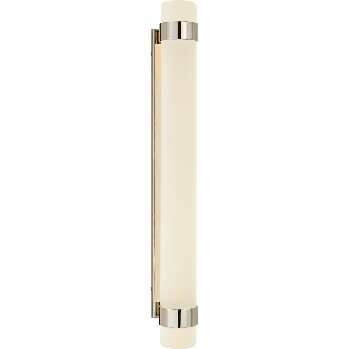 Ralph Lauren Barton Large Bath Sconce in Polished Nickel with Etched Crystal W2.75" x H24" x E4"