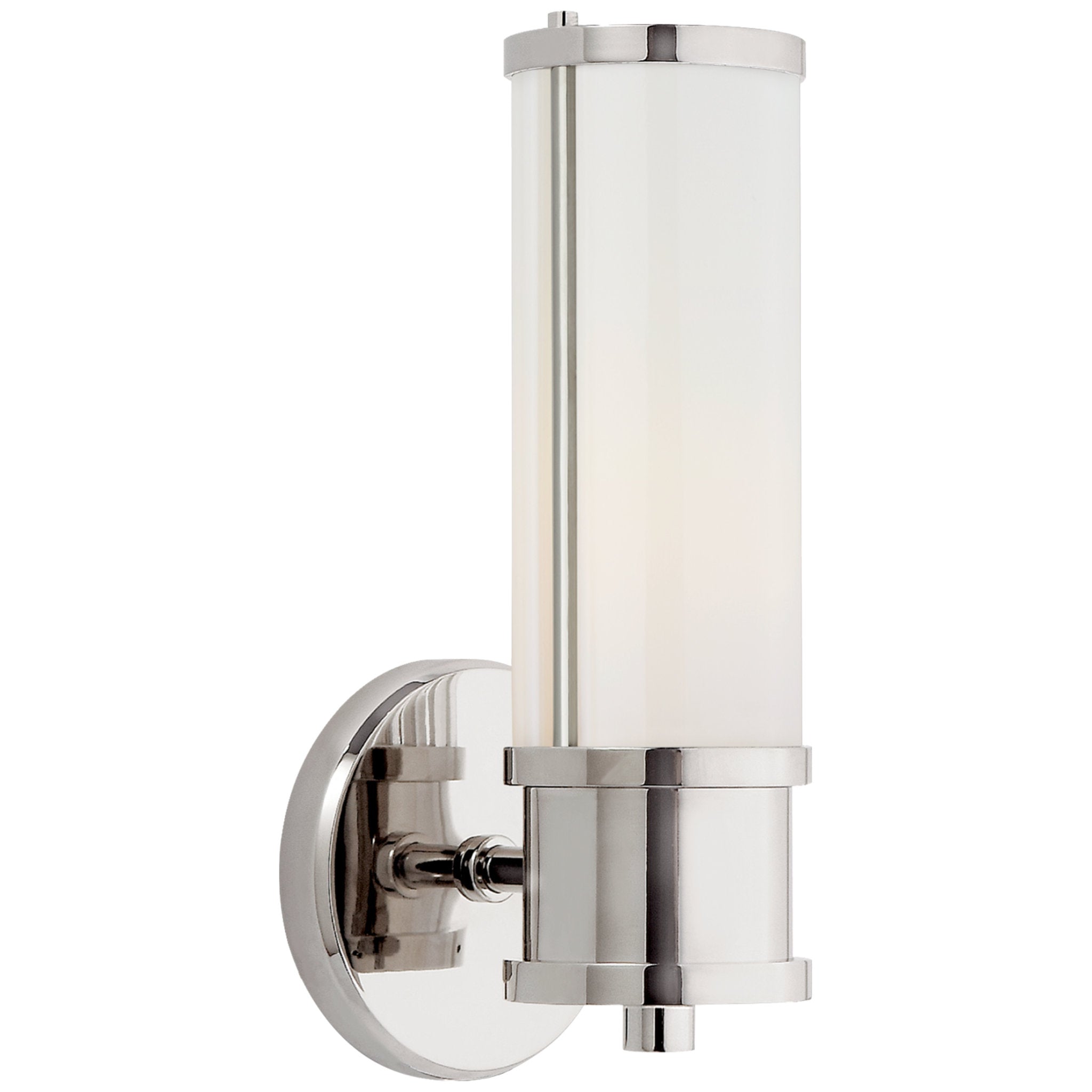 Ralph Lauren Lichfield Single Sconce in Polished Nickel Wall Light W4.5" x H11.25"