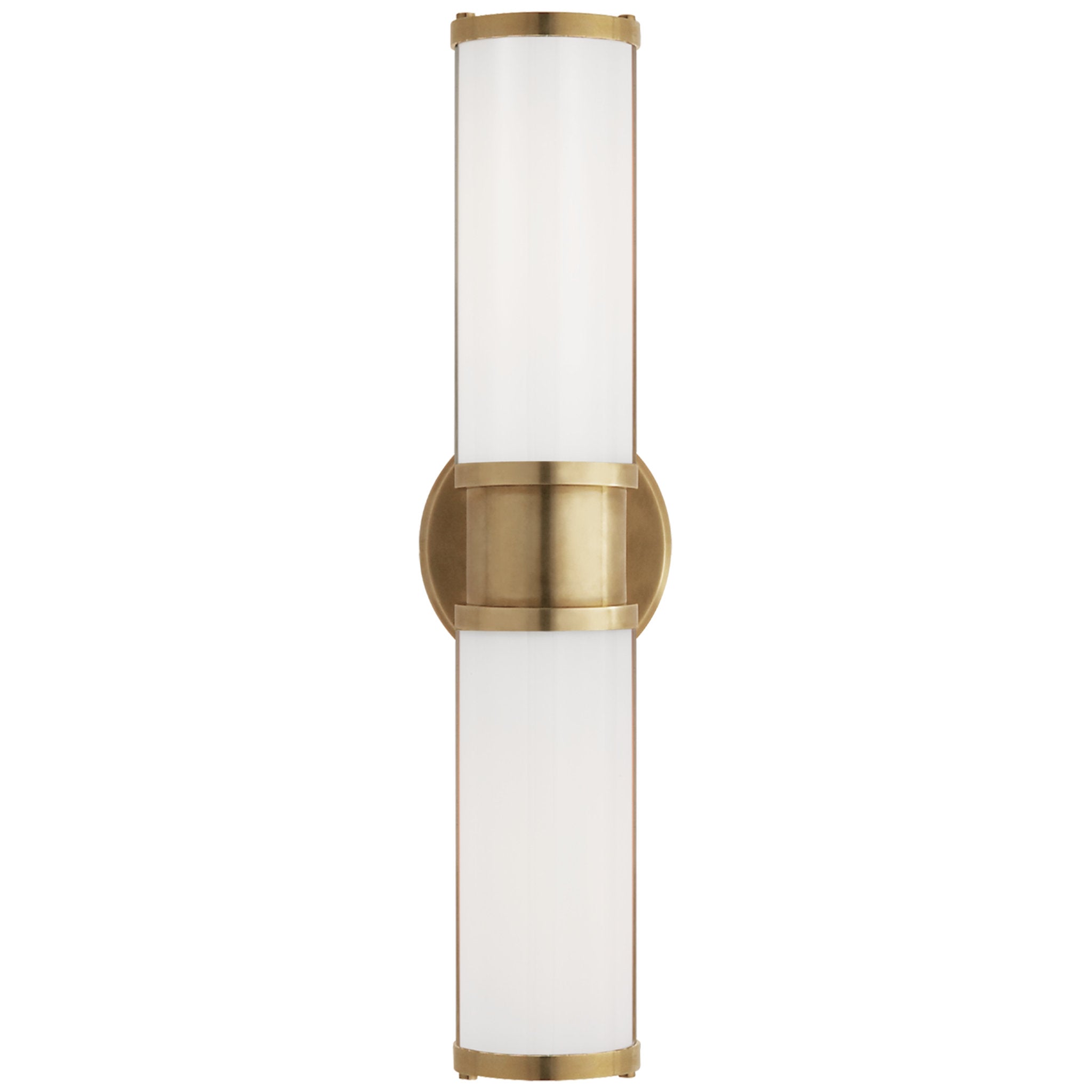 Ralph Lauren Lichfield Double Sconce in Natural Brass Wall Light W4.5" x H17.75"