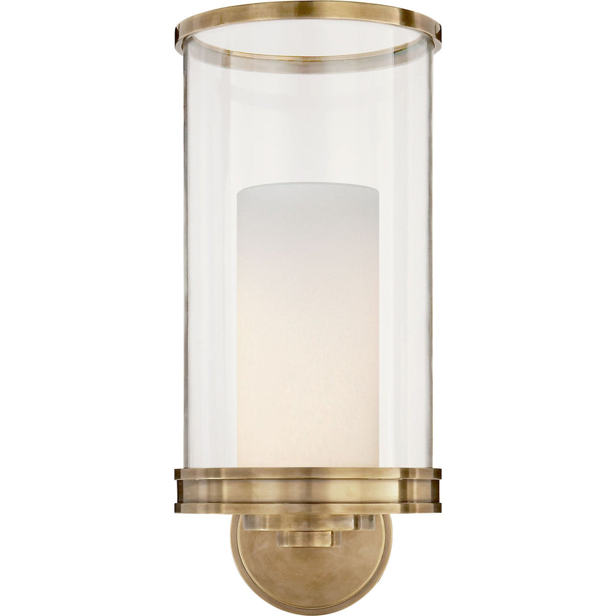Ralph Lauren Modern Hurricane Sconce in Natural Brass W6" x H13" x E7.5"