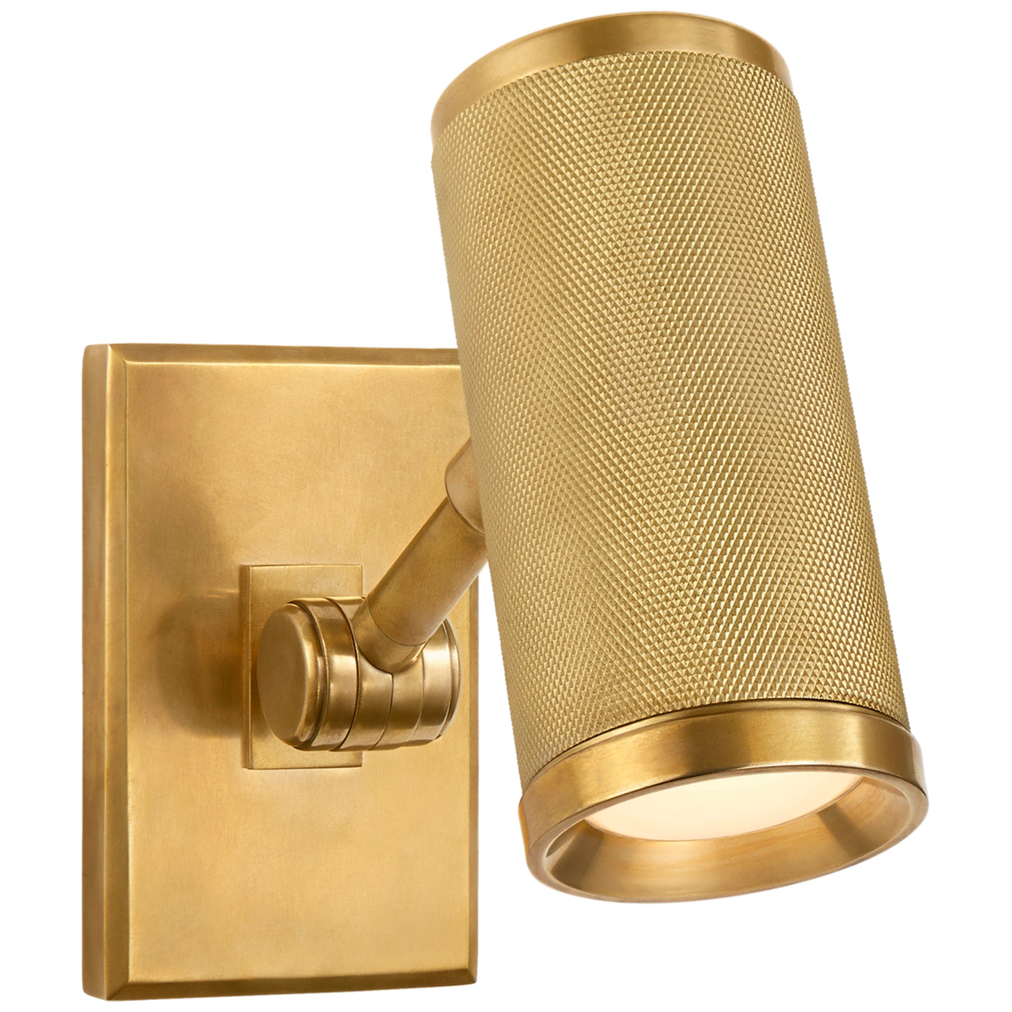 Ralph Lauren Barrett Mini Bed Light in Natural Brass Wall Light W3" x H5.5" - 7.75"