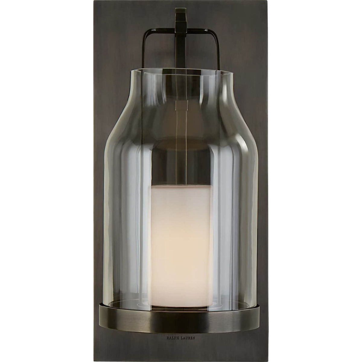 Ralph Lauren Ollie Small Wall Lantern in Bronze with Clear Glass W8" x H16.5" x E8.75"