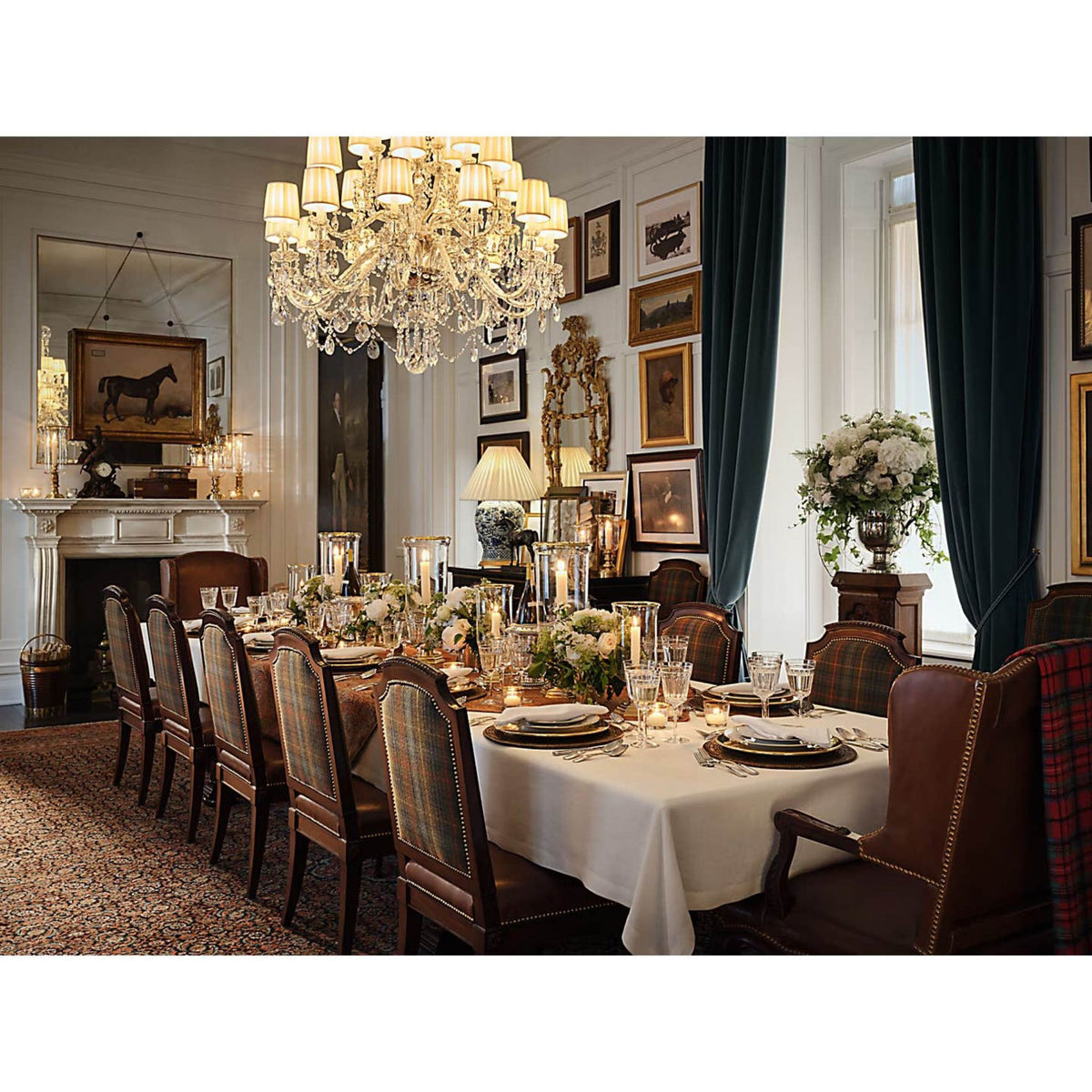 Ralph Lauren Daniela Twenty Four-Light Chandelier in Crystal W50" x H60.5"