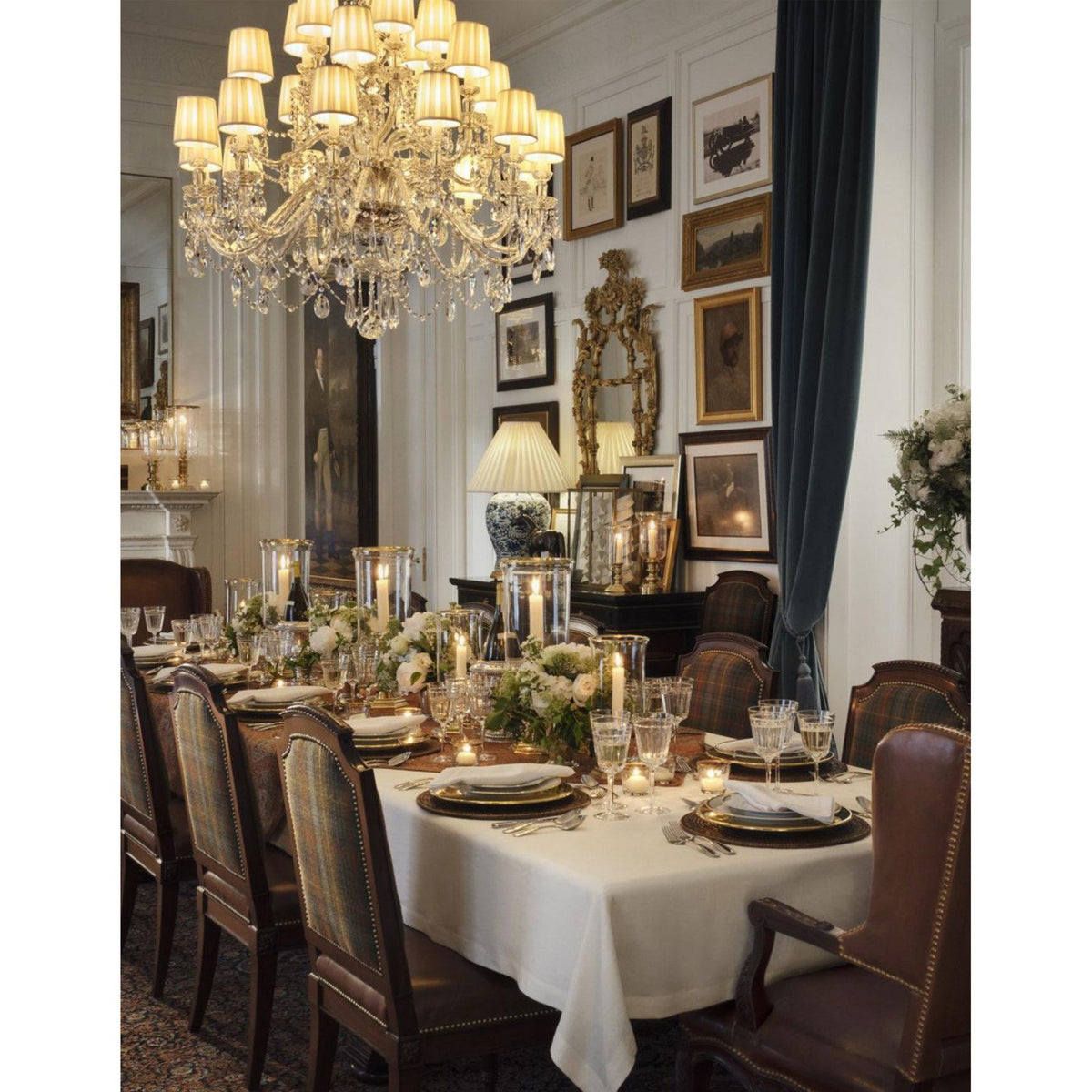 Ralph Lauren Daniela Twenty Four-Light Chandelier in Crystal W50" x H60.5"