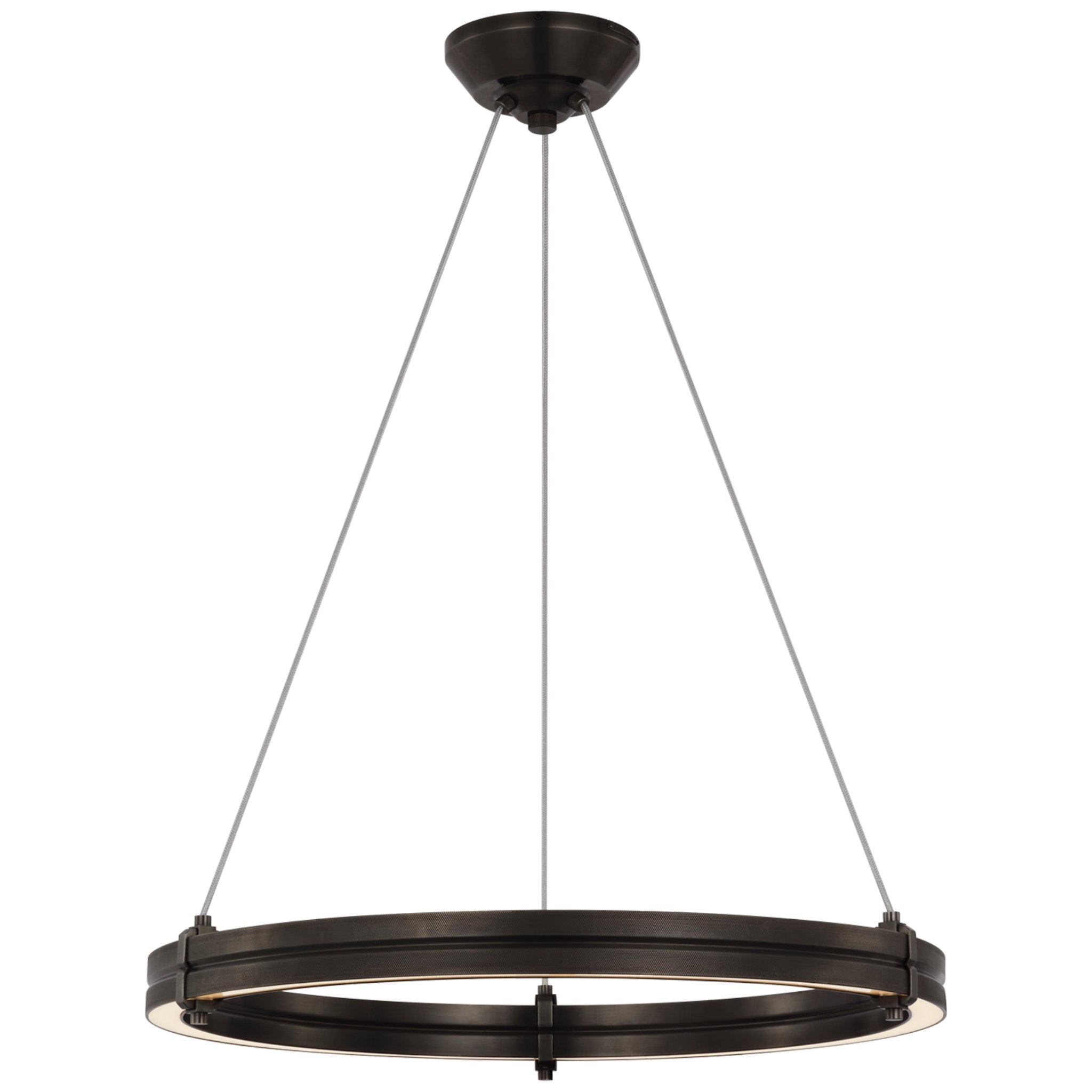 Ralph Lauren Paxton 24" Ring Chandelier in Bronze Ceiling Light W24"
