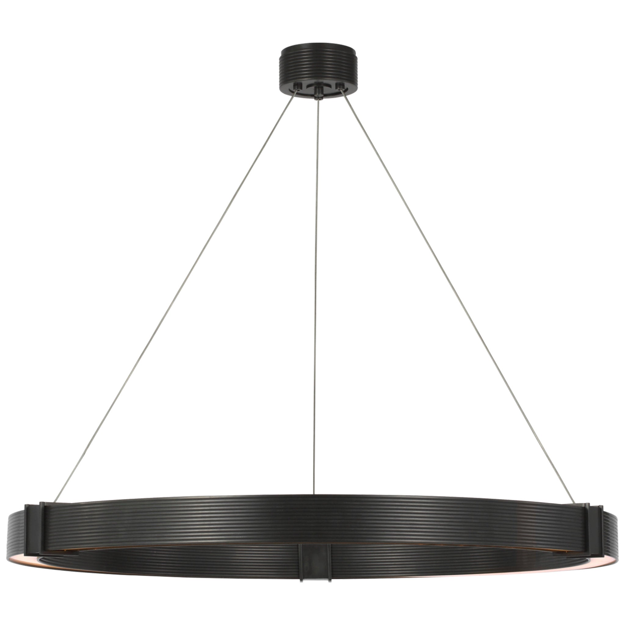 Ralph Lauren Hughes 40" Ring Chandelier in Bronze Ceiling Light W40.25"