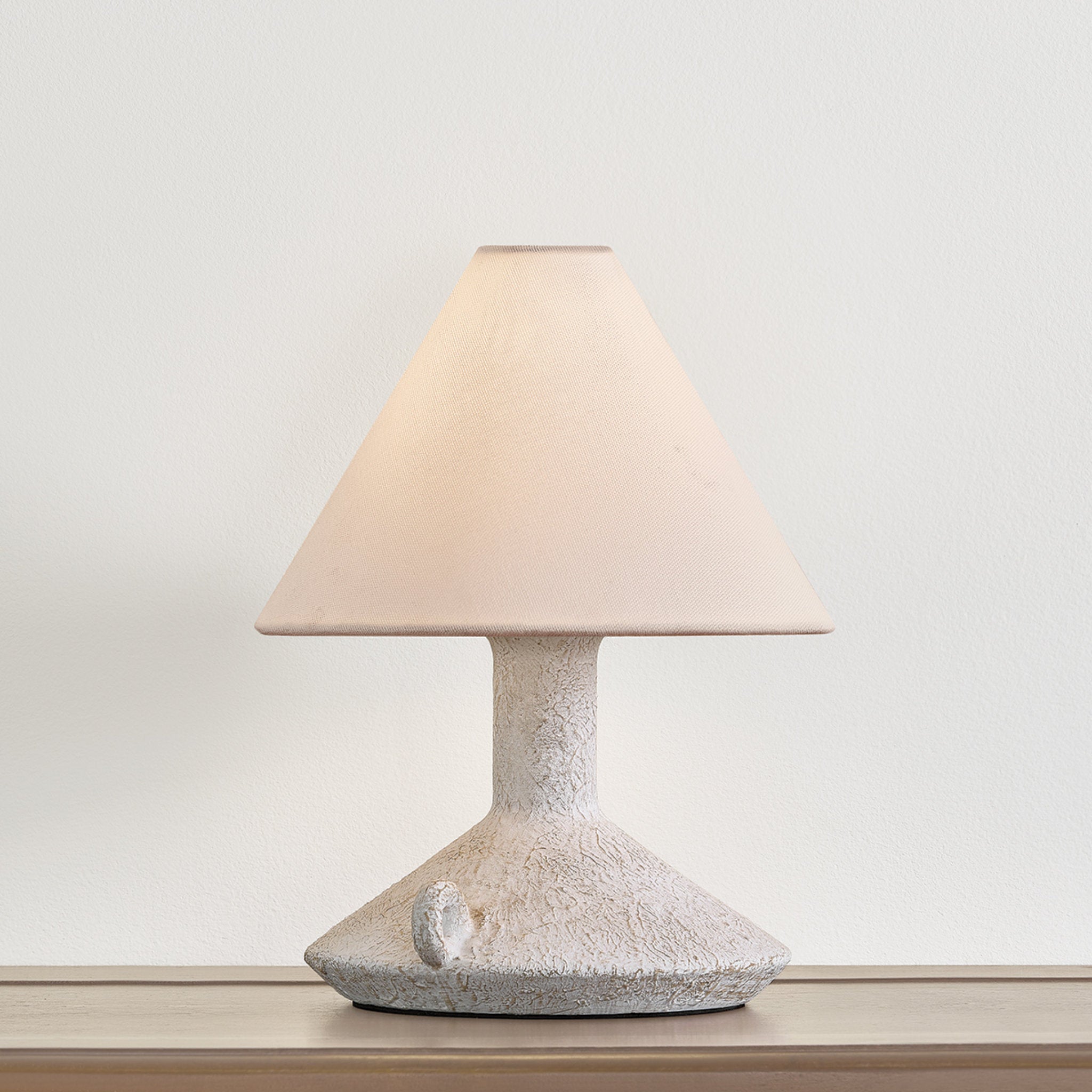 Passage 1-Light Rechargeable Table Lamp in Patina Brass by Lauren Liess 9W x 11.5H