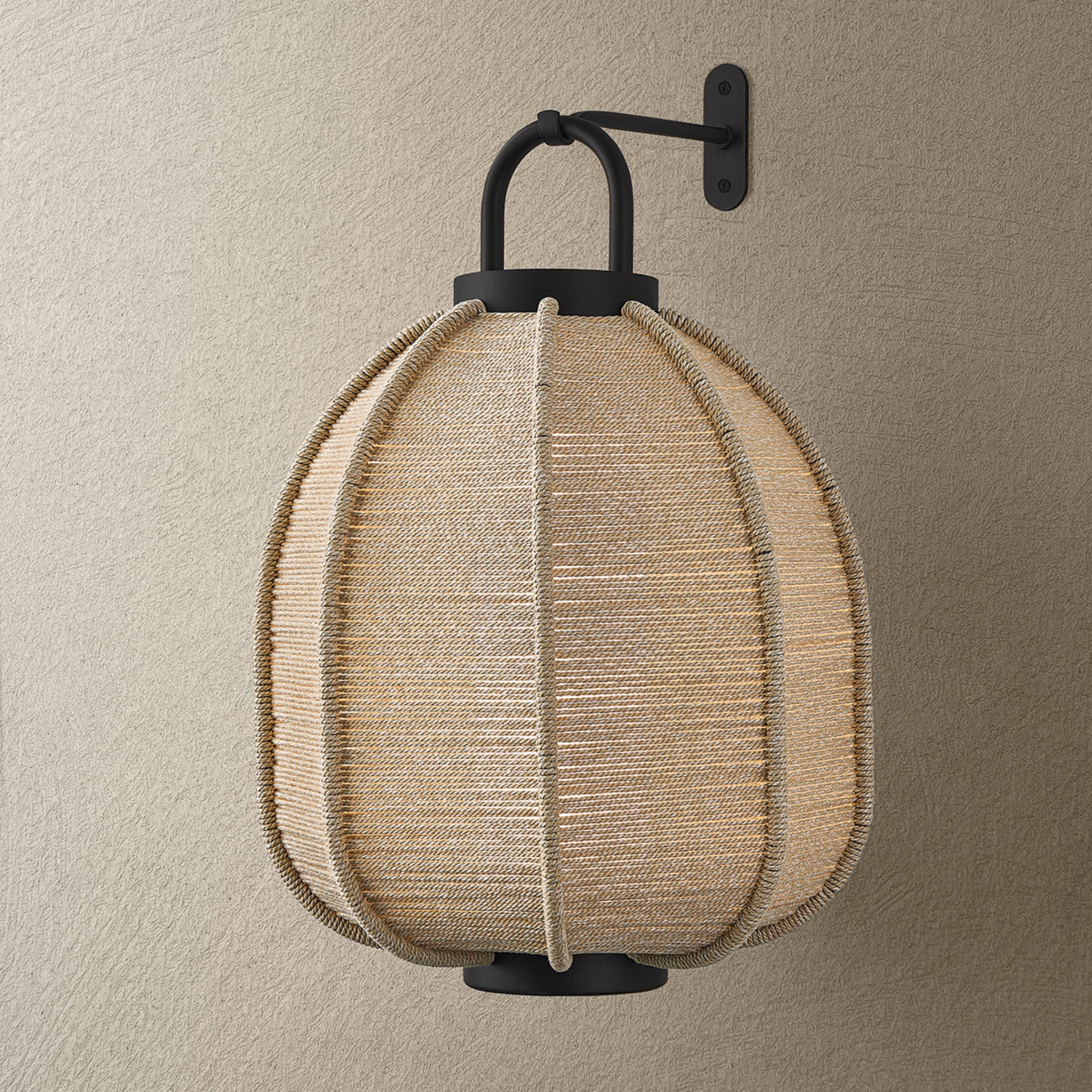 Maltby 1-Light Exterior Rechargeable Table Lamp in Texture Black 15W x 20.5H
