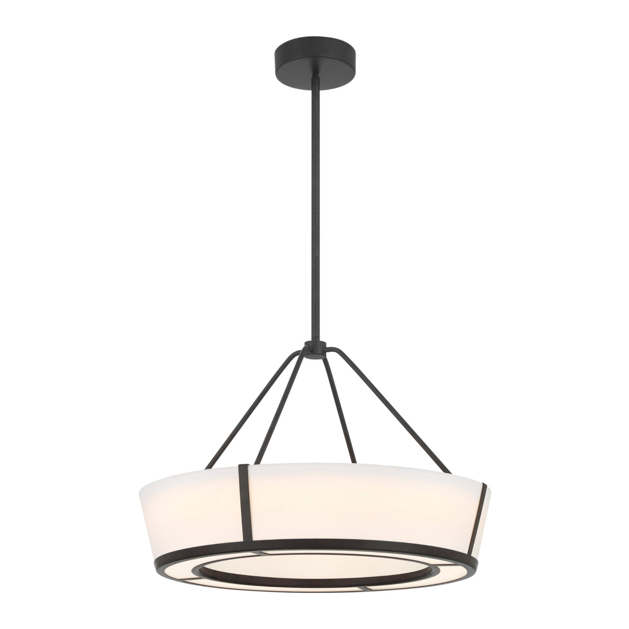 Royce 24.25'' Integrated LED Charcoal Bronze Pendant Bronze 24.25"W x 16.25"H x 24.25"D