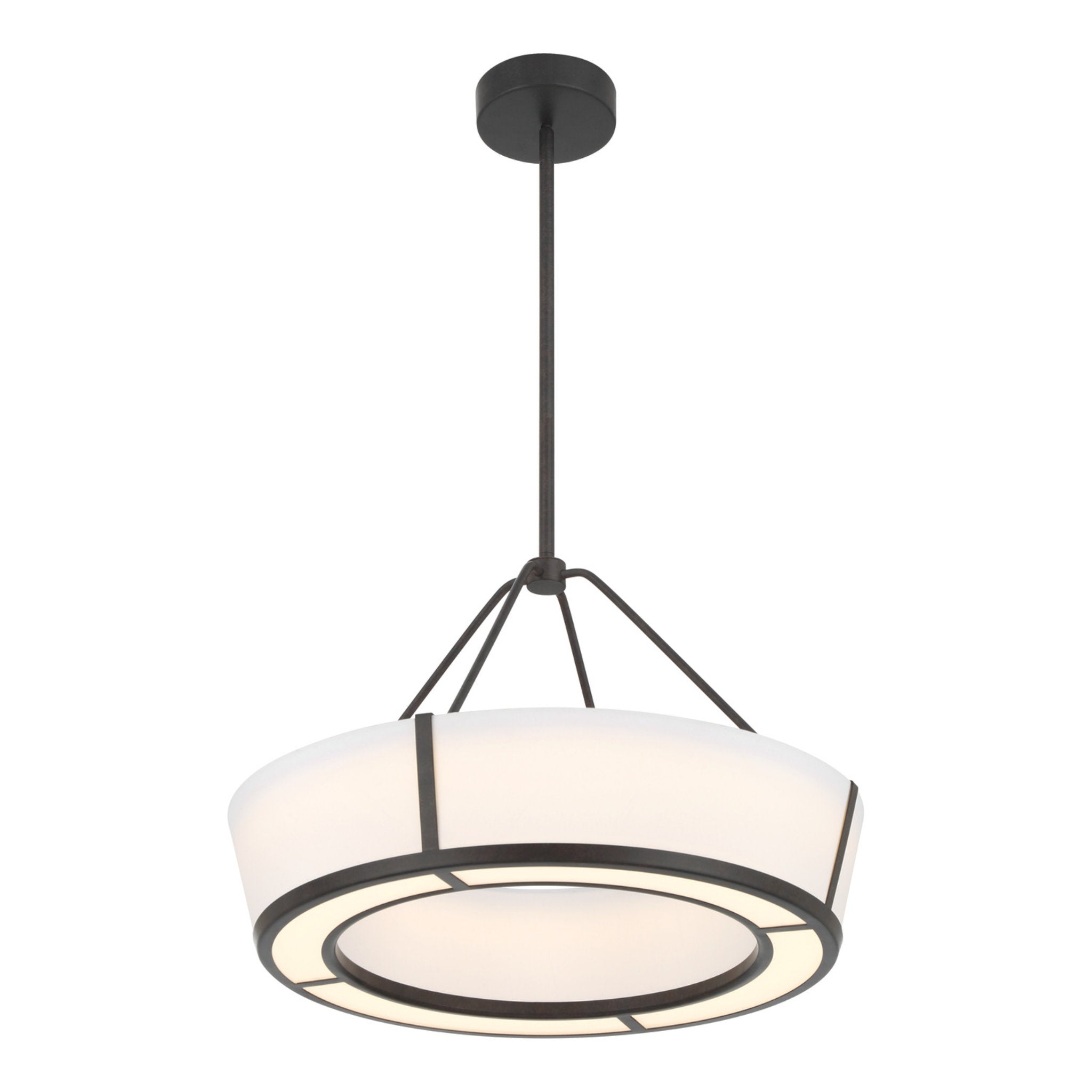 Royce 24.25'' Integrated LED Charcoal Bronze Pendant Bronze 24.25"W x 16.25"H x 24.25"D