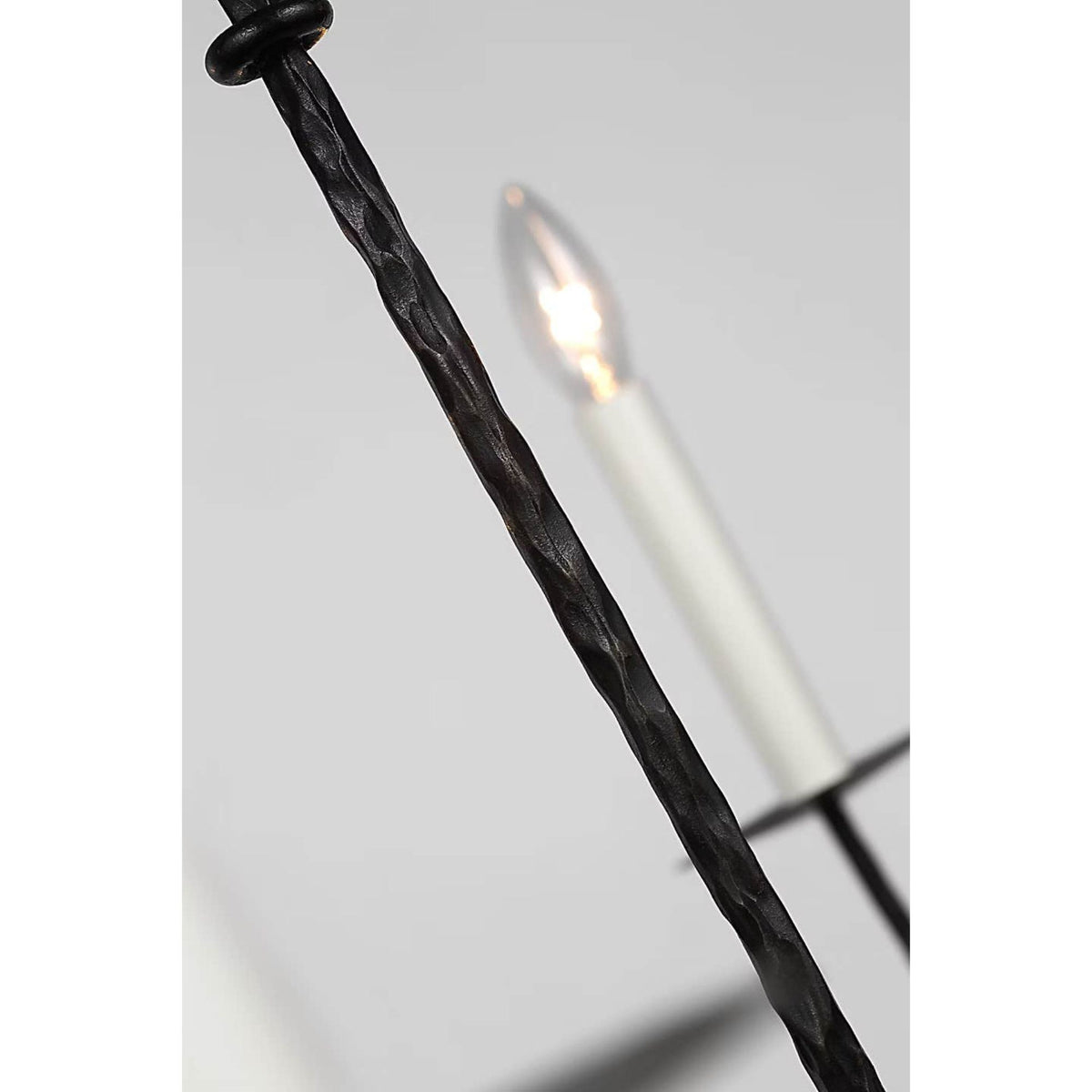 Ian K. Fowler Belfair Large Chandelier in Aged Iron W36.25" x H28"
