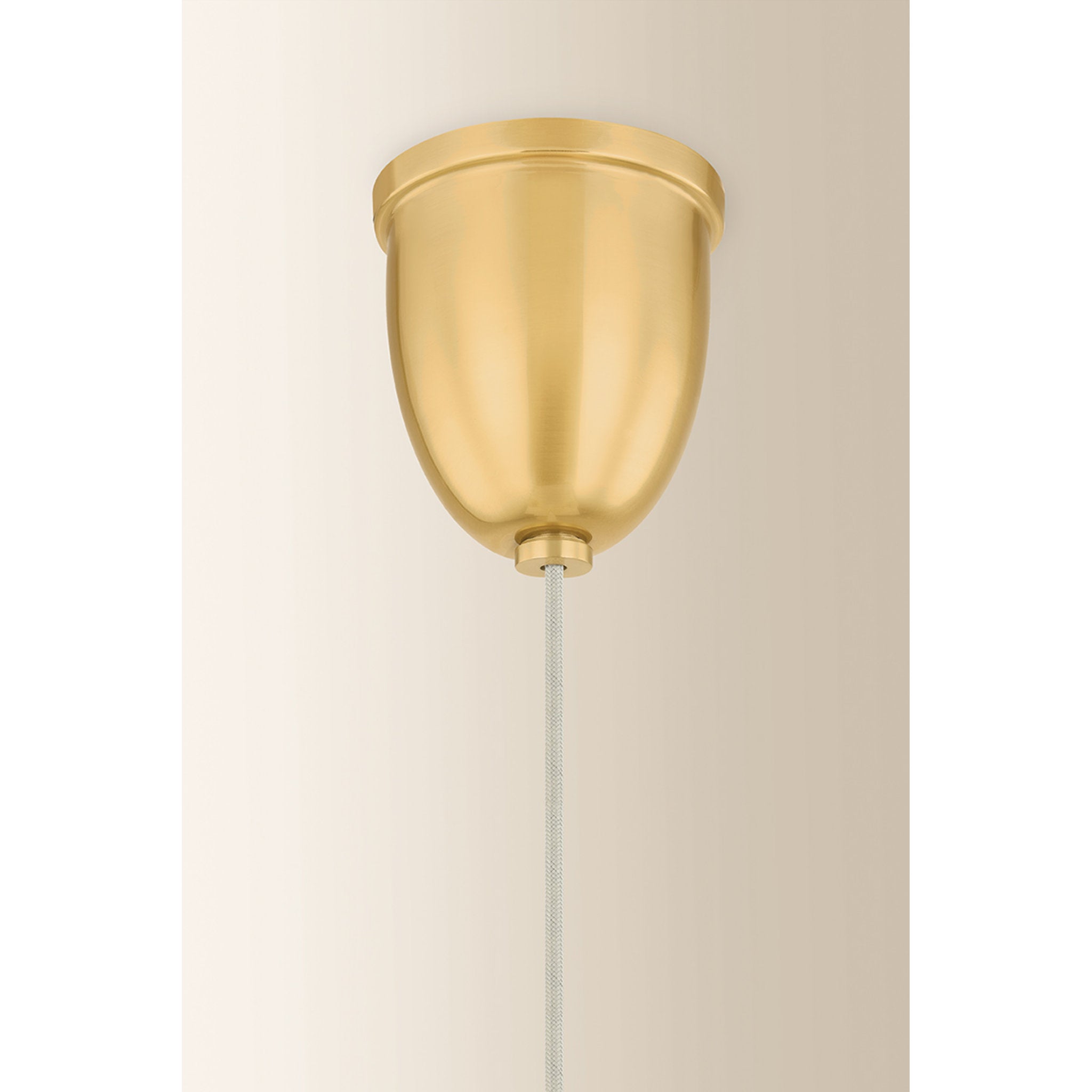 Samantha 3-Light Chandelier in Aged Brass 21W x 19H