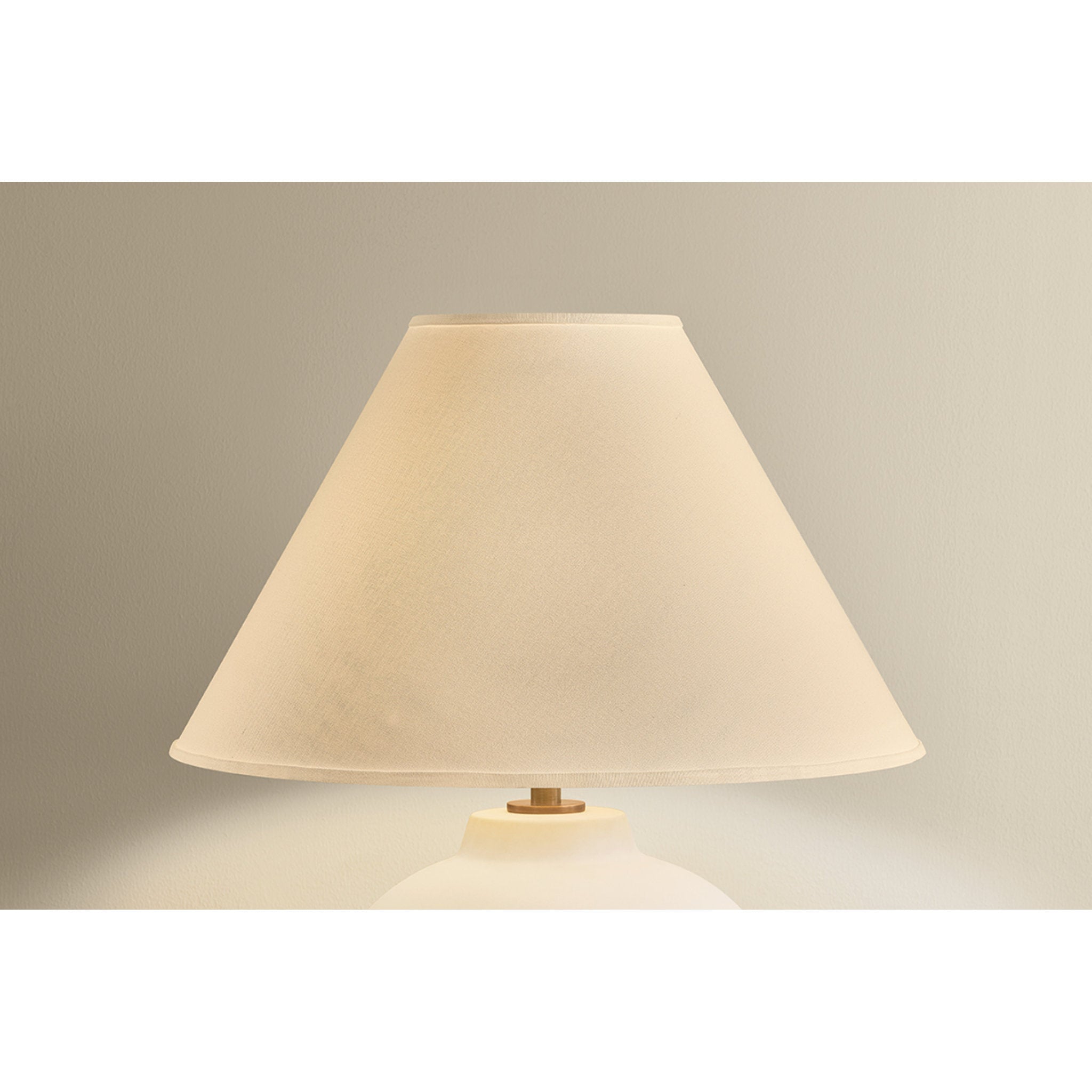 Schubert 1-Light Table Lamp in Patina Brass 18.5W x 23H
