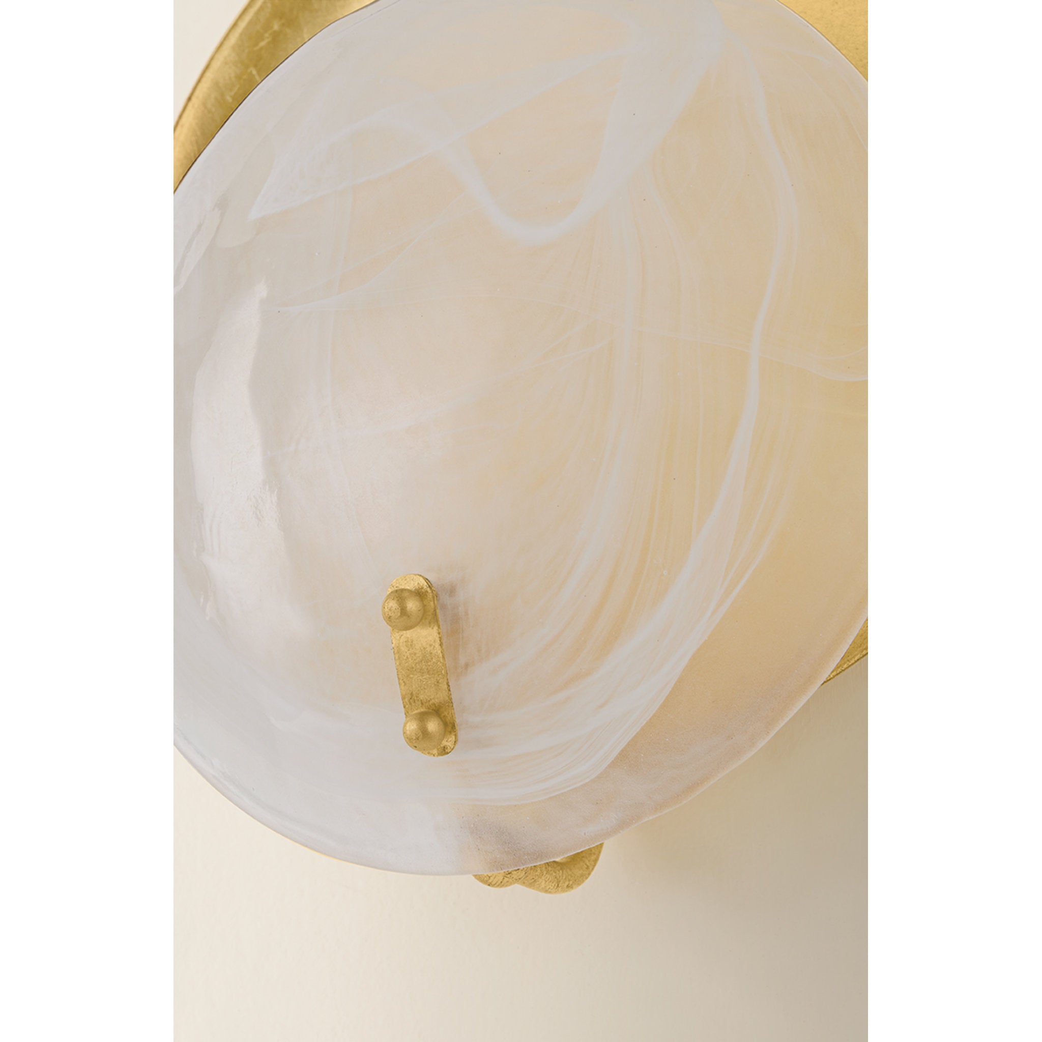 Shanette 1-Light Wall Sconce in Vintage Gold Leaf 4.25L x 10.75W x 12.5H