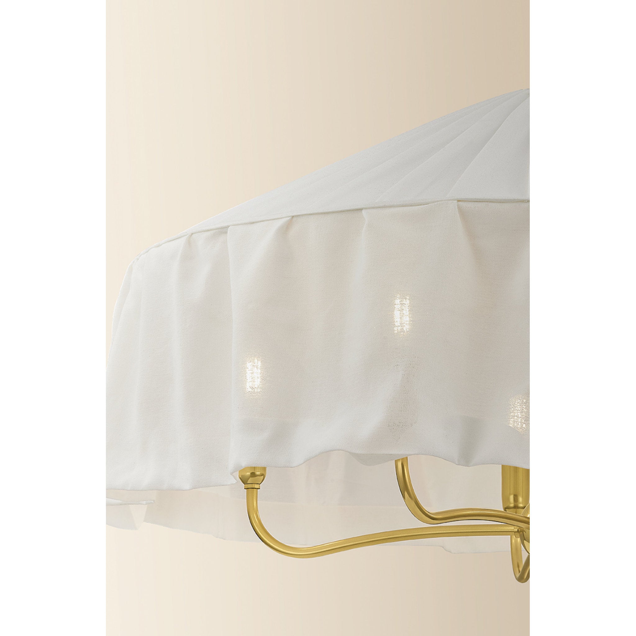 Shivonne 5-Light Pendant in Aged Brass 34W x 15.5H