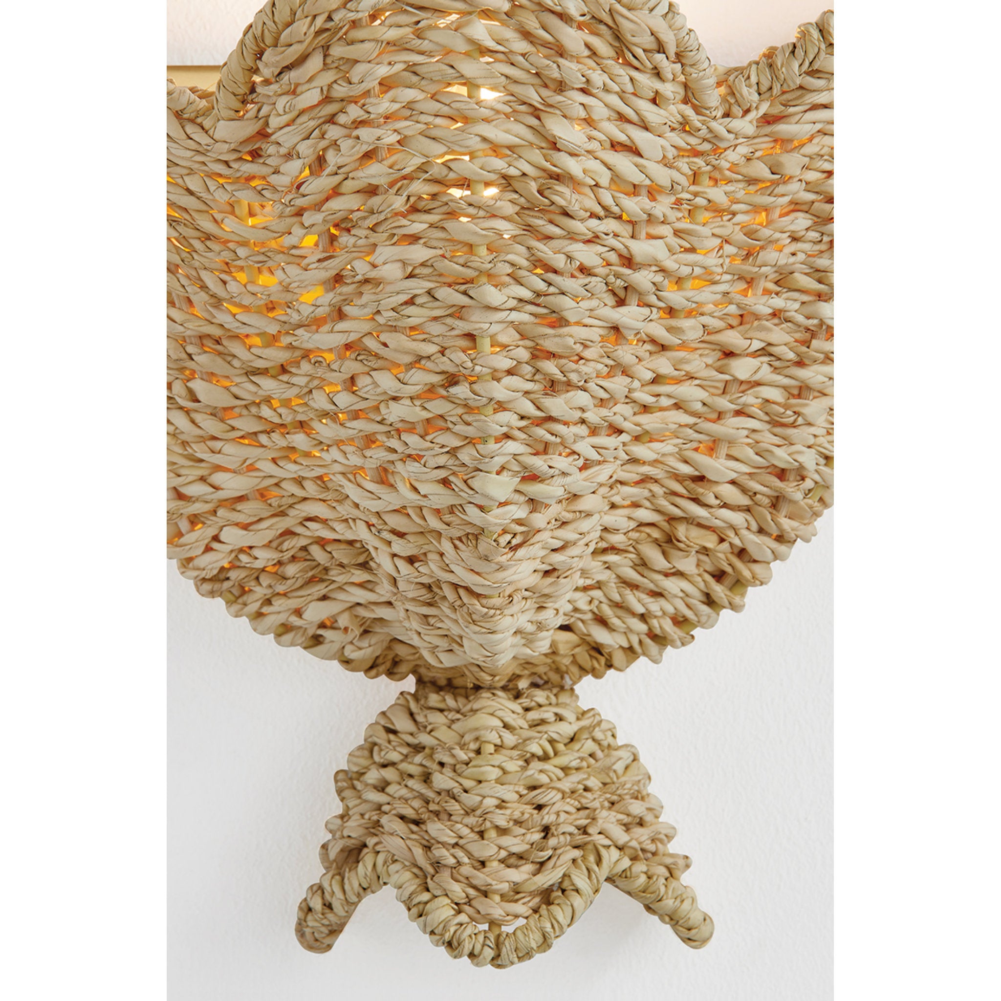 Solie 1-Light Wall Sconce in Aged Brass 10W x 9.5H