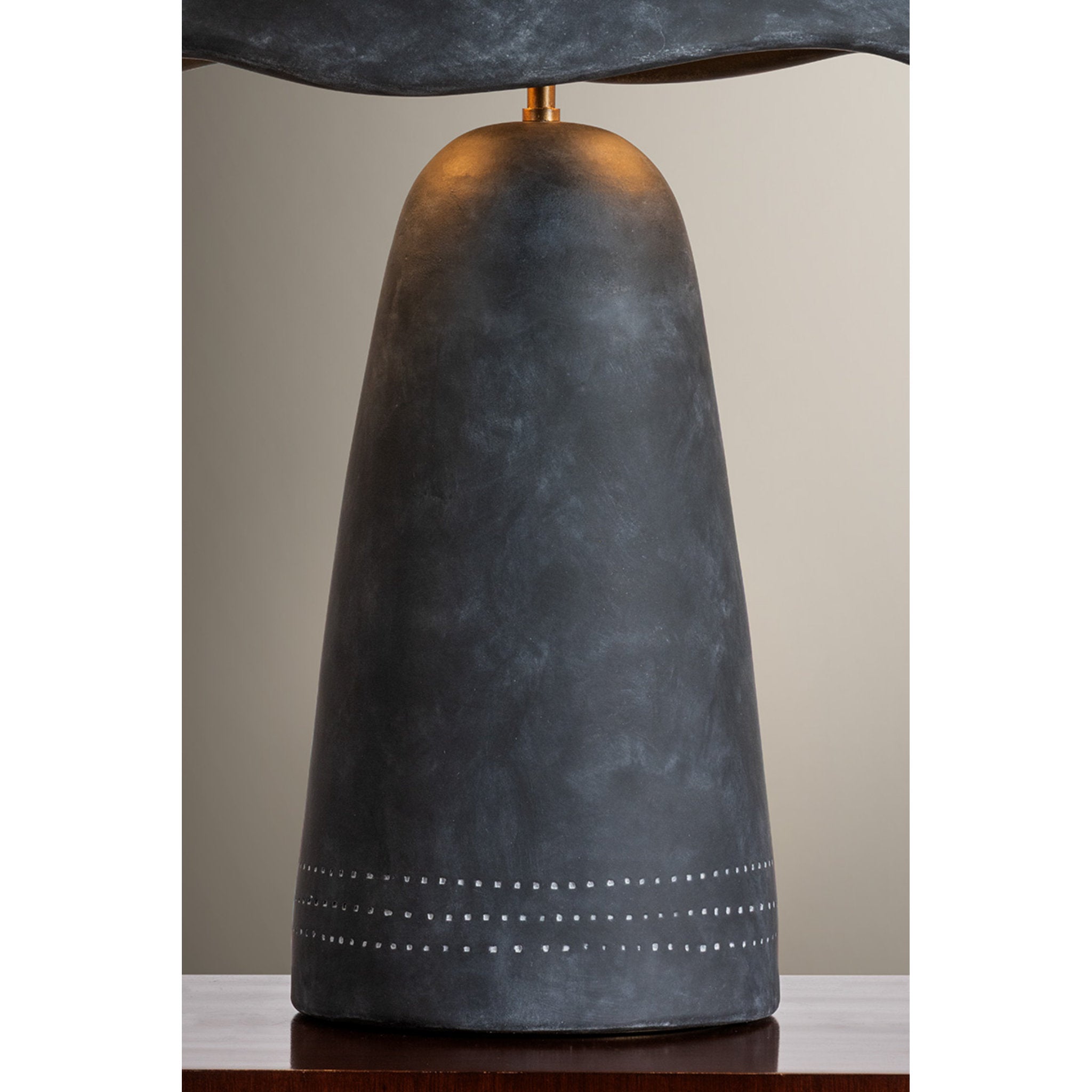 Soloma 1-Light Table Lamp in Patina Brass by Loft & Thought 16W x 20.75H