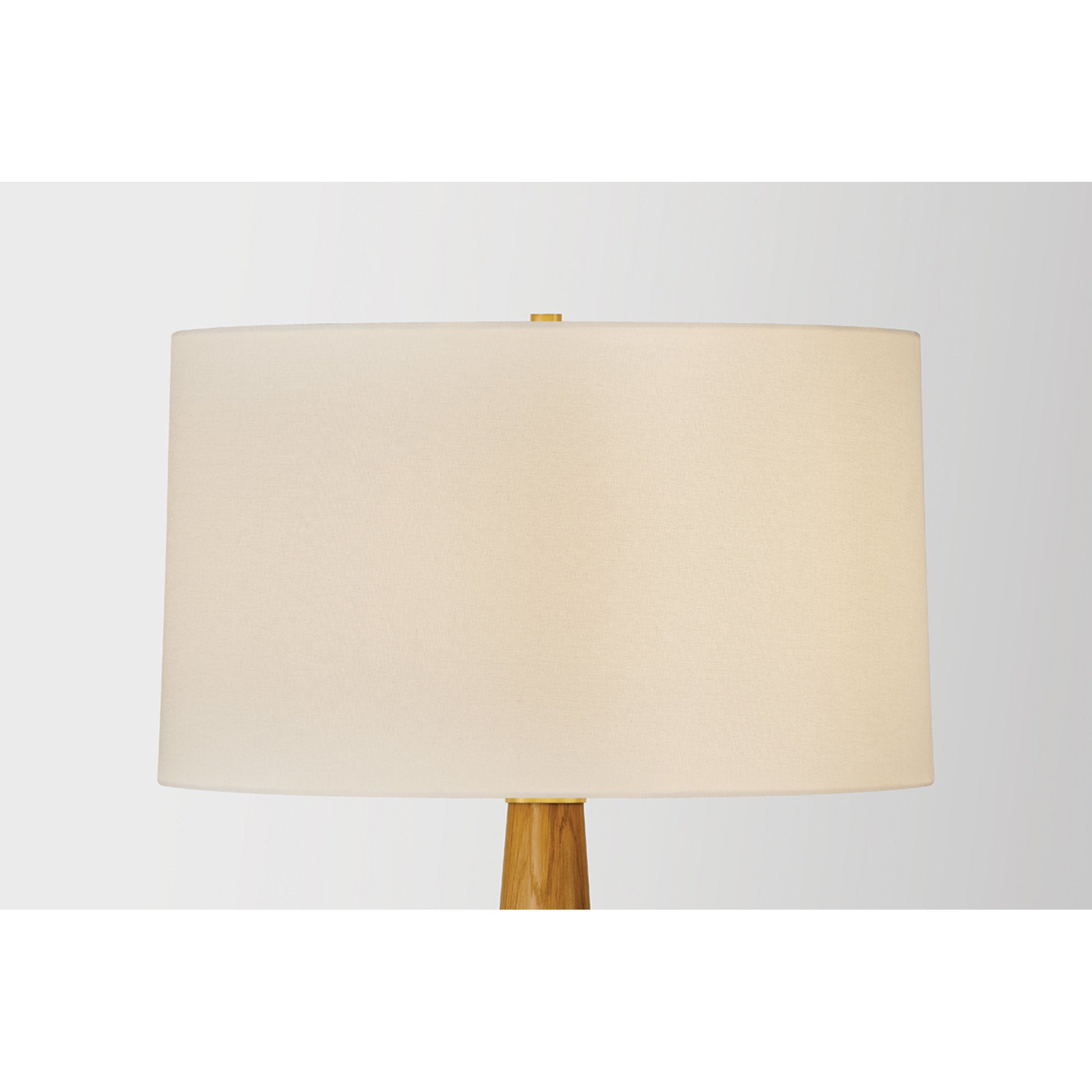 Somers Chase 1-Light Floor Lamp in Aged Brass 24W x 65.75H