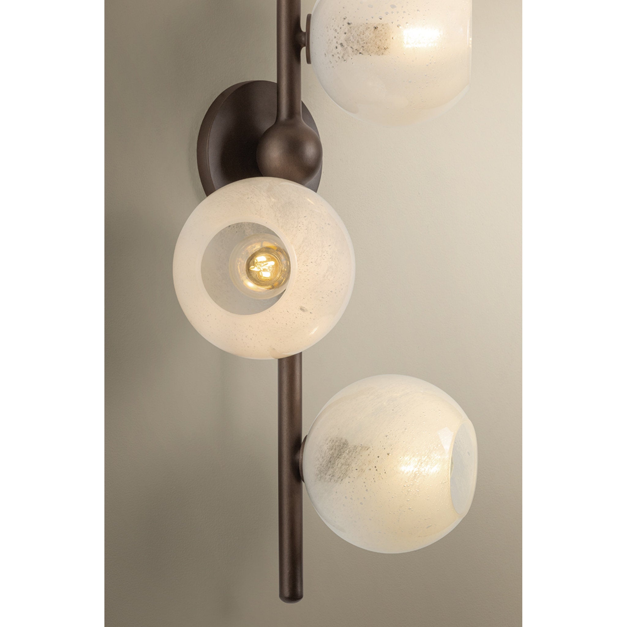Sonny 4-Light Wall Sconce in Bronze Leaf 10.25W x 28H
