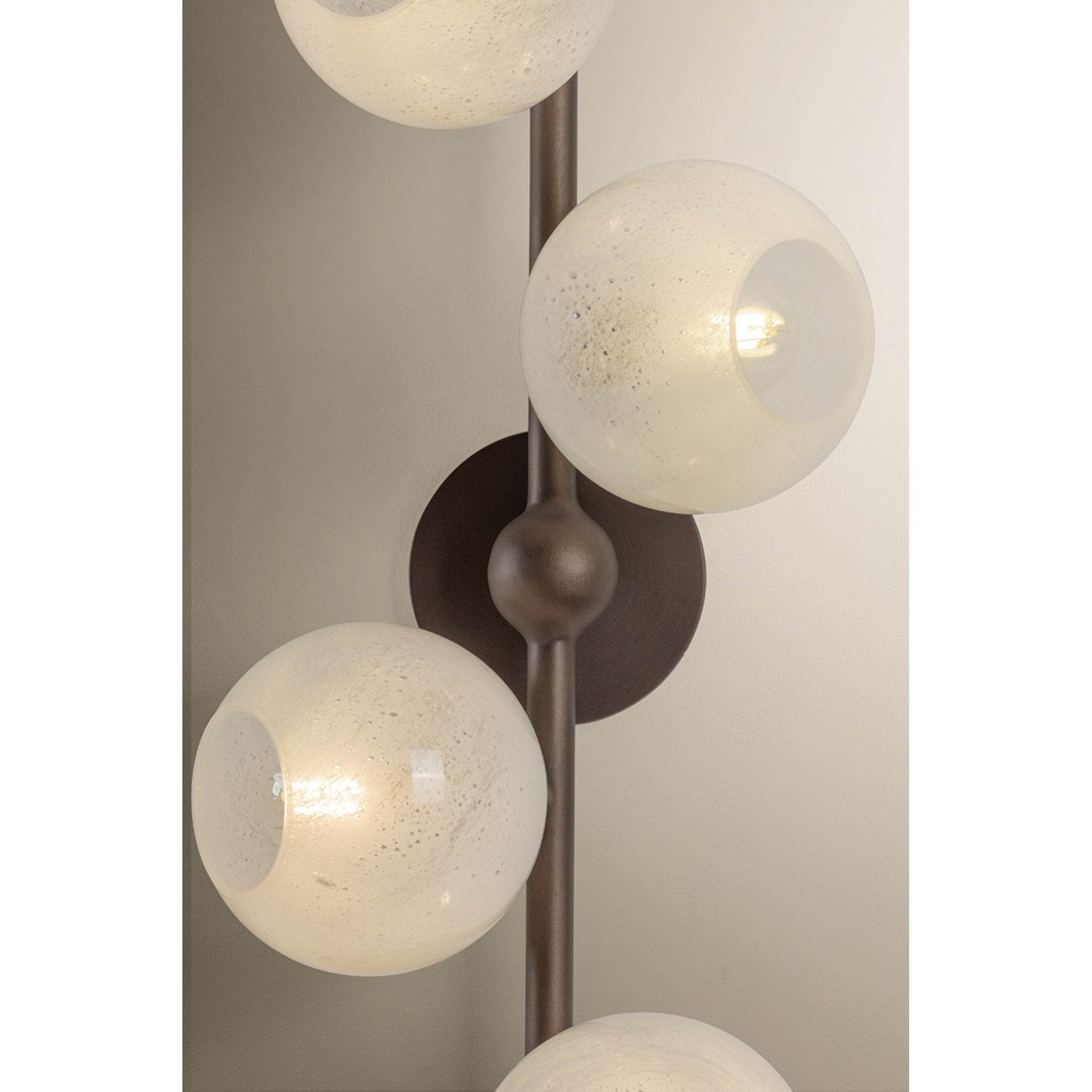 Sonny 4-Light Wall Sconce in Bronze Leaf 10.25W x 28H