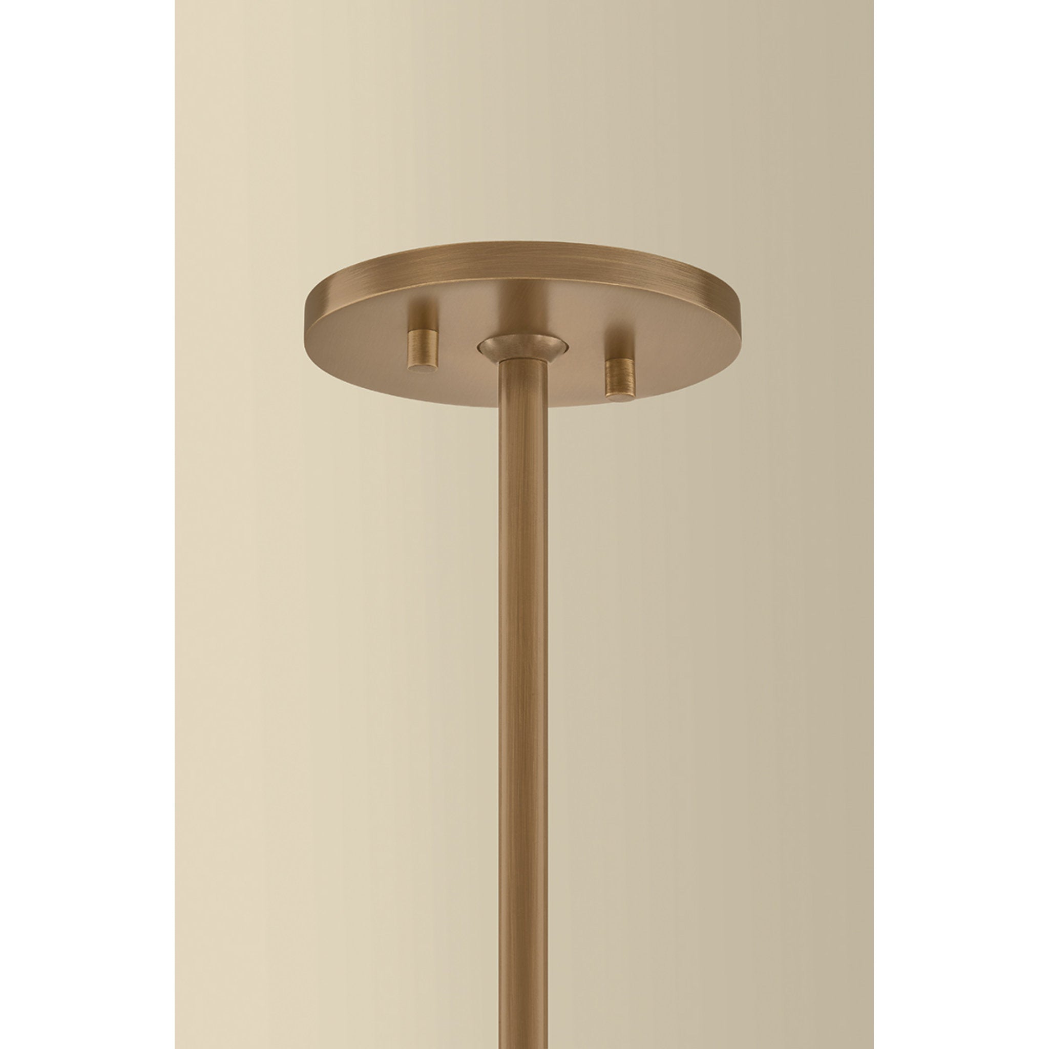 Stoney 1-Light Pendant in Patina Brass 24W x 21H