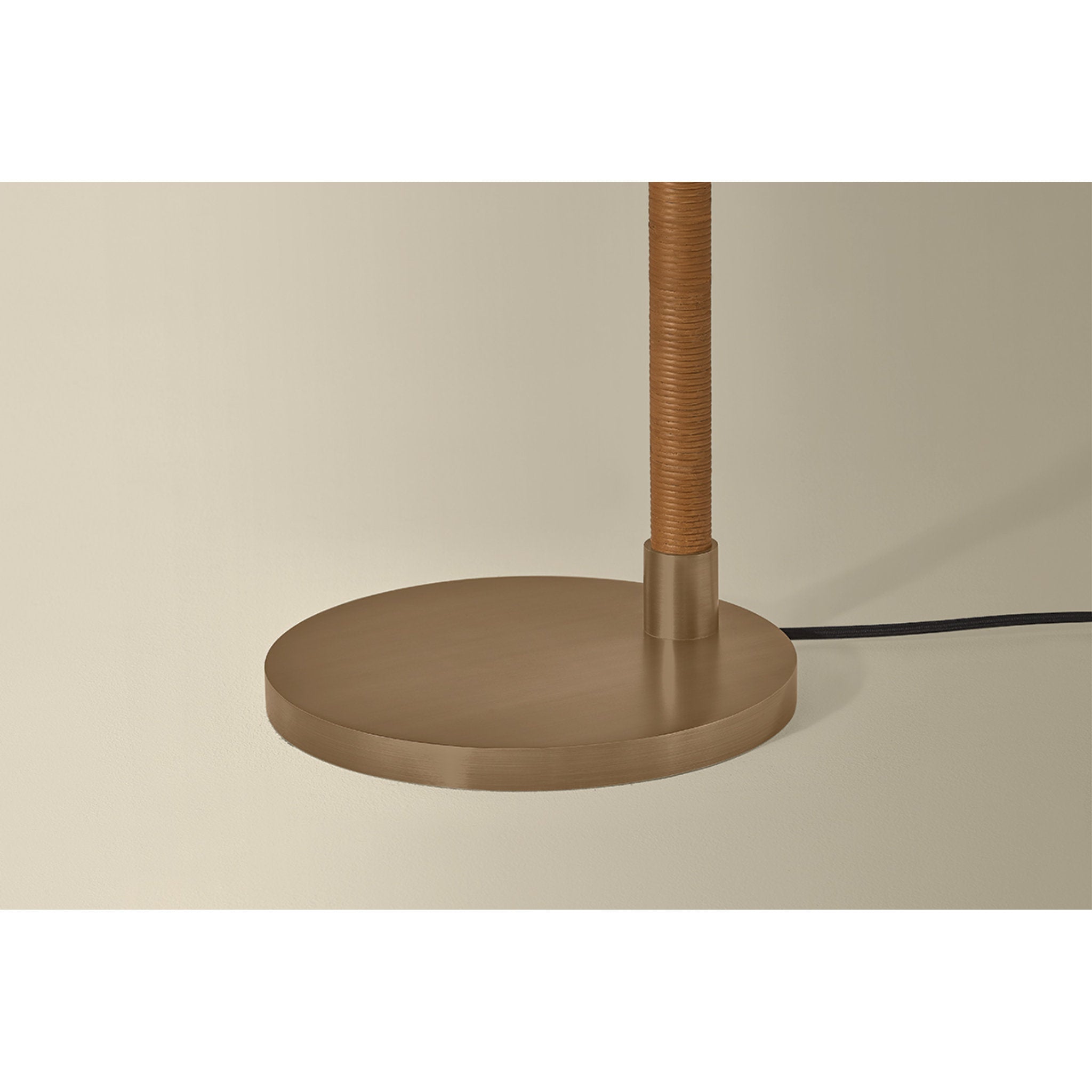Stoney 1-Light Floor Lamp in Patina Brass 22W x 59.75H
