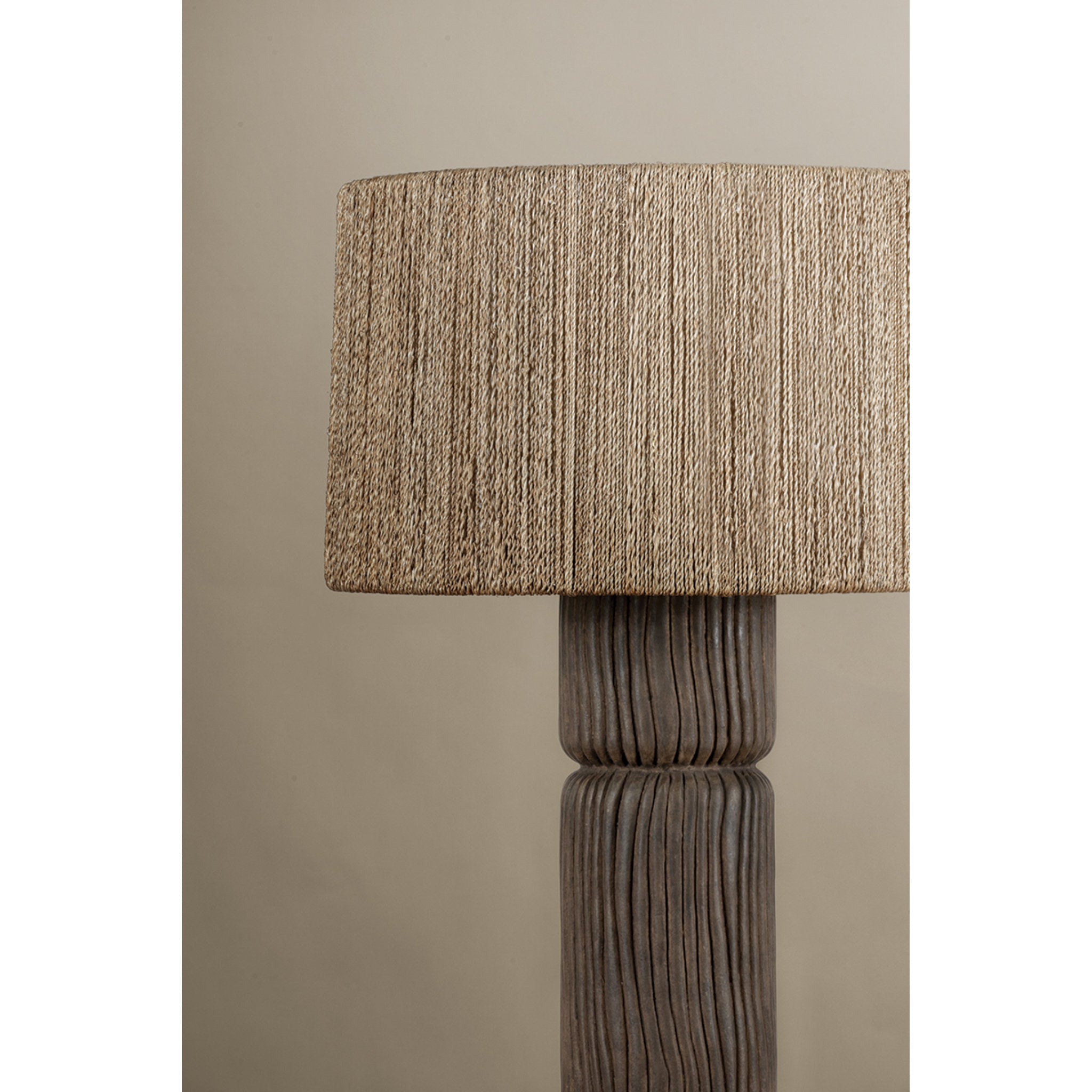 Folk 1-Light Table Lamp in Patina Brass by Lauren Liess 17W x 27.25H