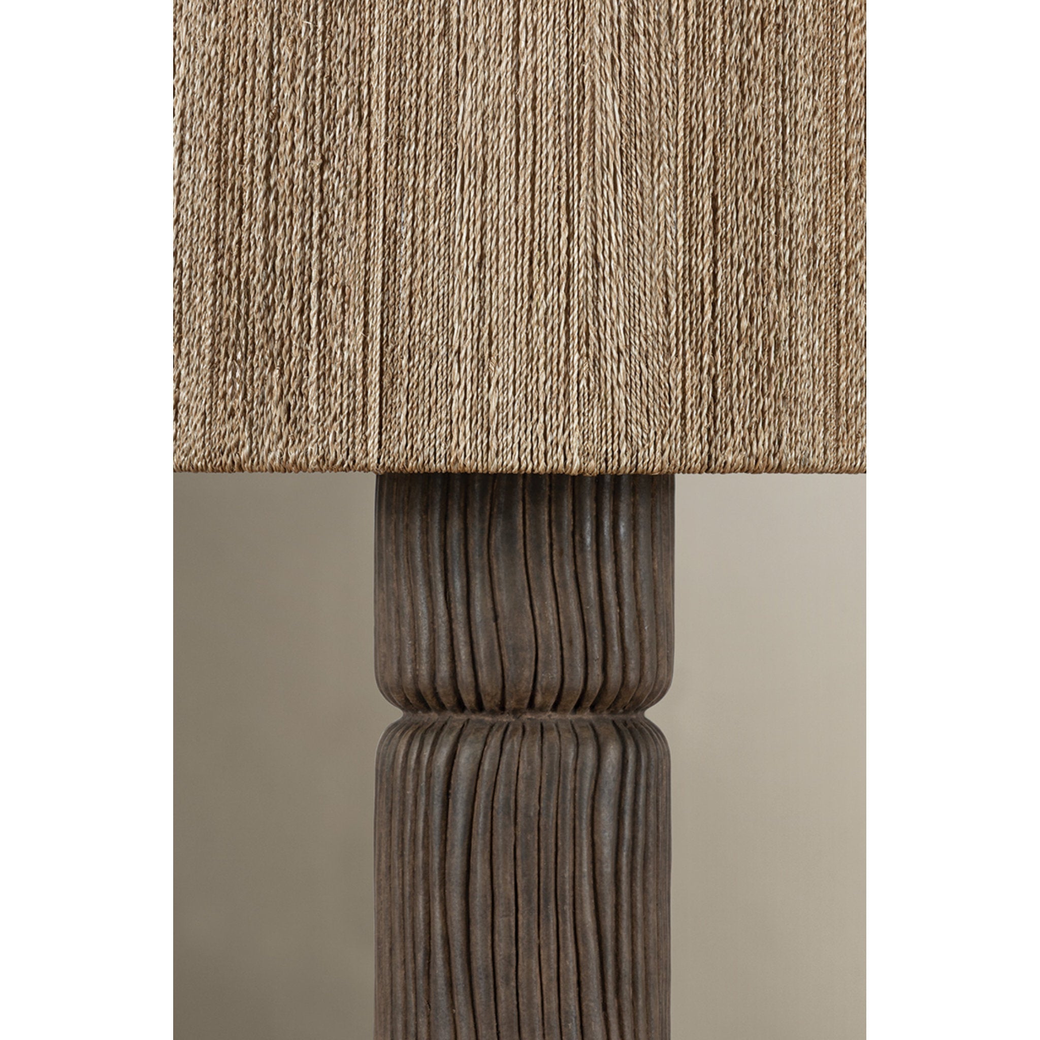Folk 1-Light Table Lamp in Patina Brass by Lauren Liess 17W x 27.25H