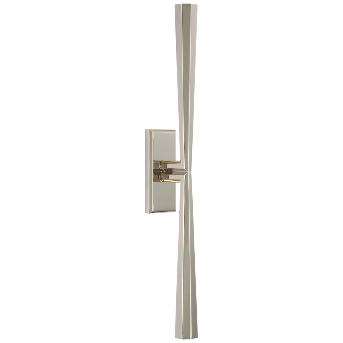 Thomas O'Brien Galahad Linear Sconce in Polished Nickel W3" x H25" x E4"