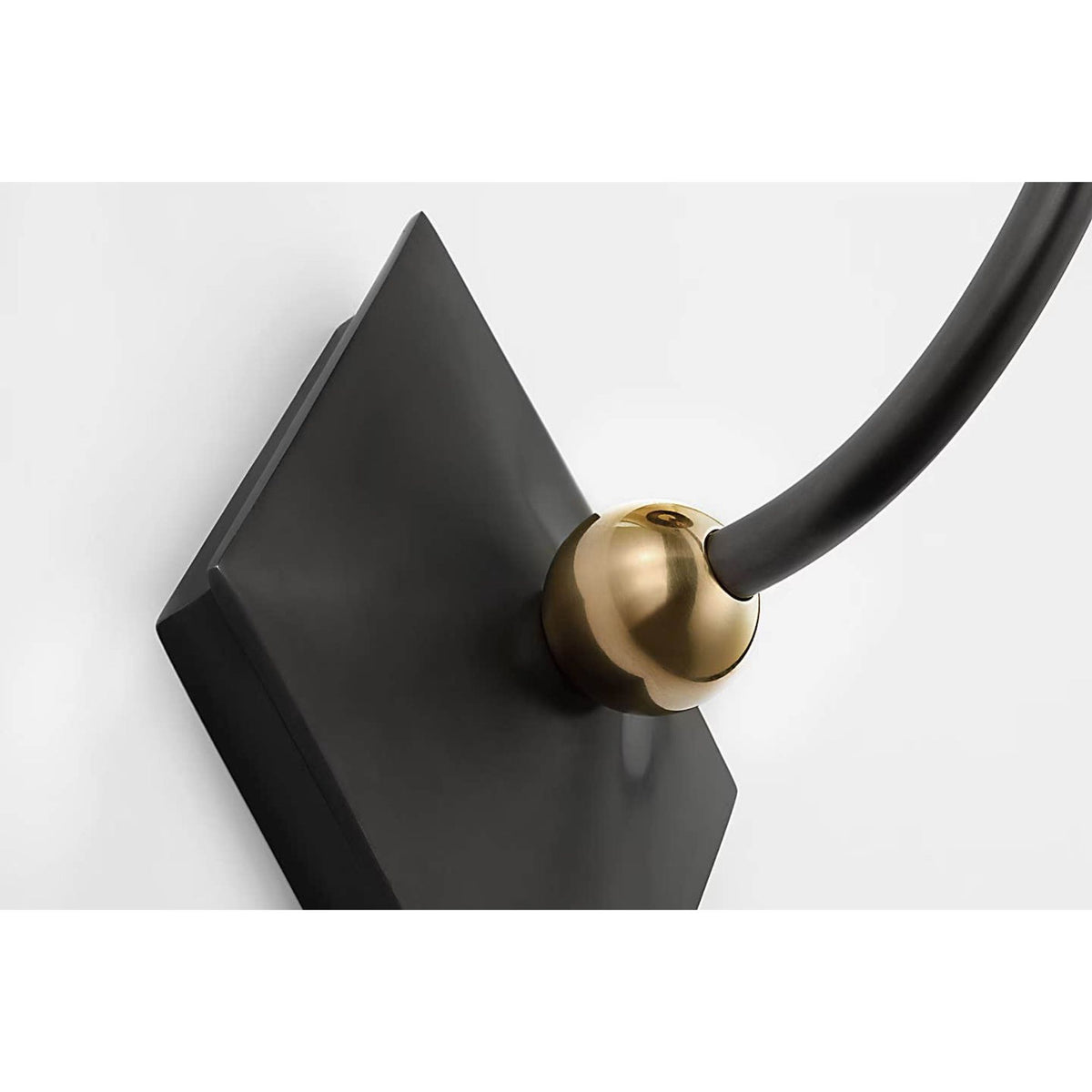 Thomas O'Brien Turlington Large Sconce in Bronze and Hand-Rubbed Antique Brass with Bronze Shade W8.75" x H23.75" x E12"